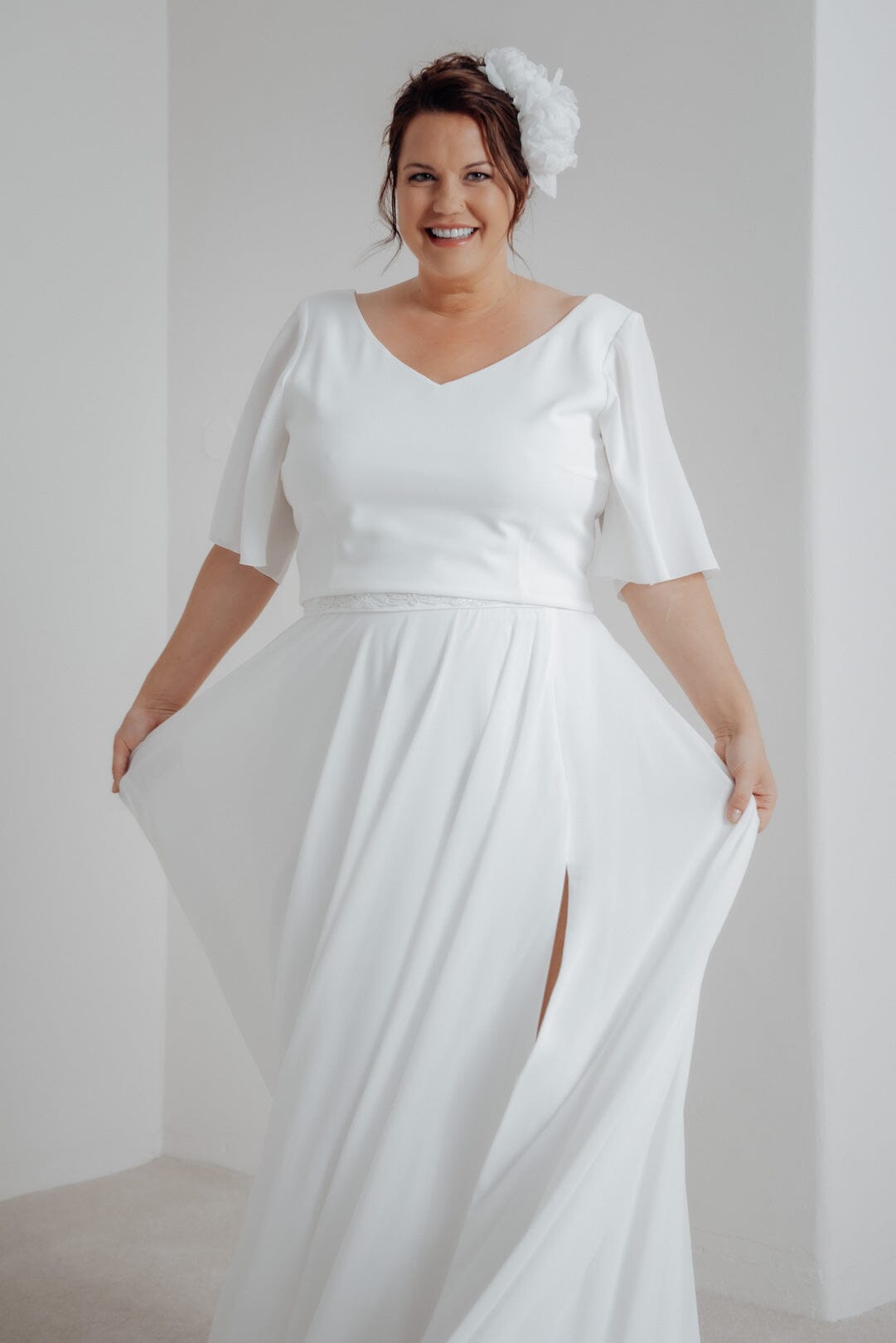 noni-curvy-jona-plus-size-braut-rock-aus-chiffon-in-ivory image 8