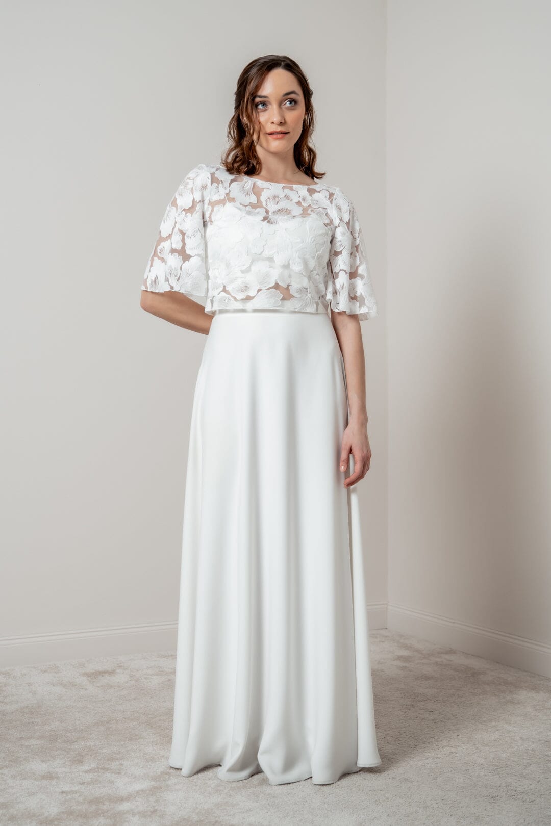 noni-mylou-braut-rock-maxi-a-linie-ivory-aus-recycling-cr-pe image 1