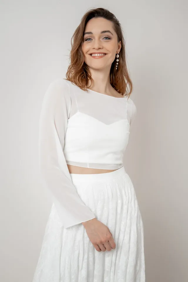 noni-beeke-r-ckenfreies-chiffon-braut-top image 1
