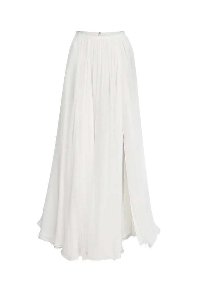 kaviar-gauche-flirty-fairy-skirt-seiden-brautrock-mit-schlitz image 1
