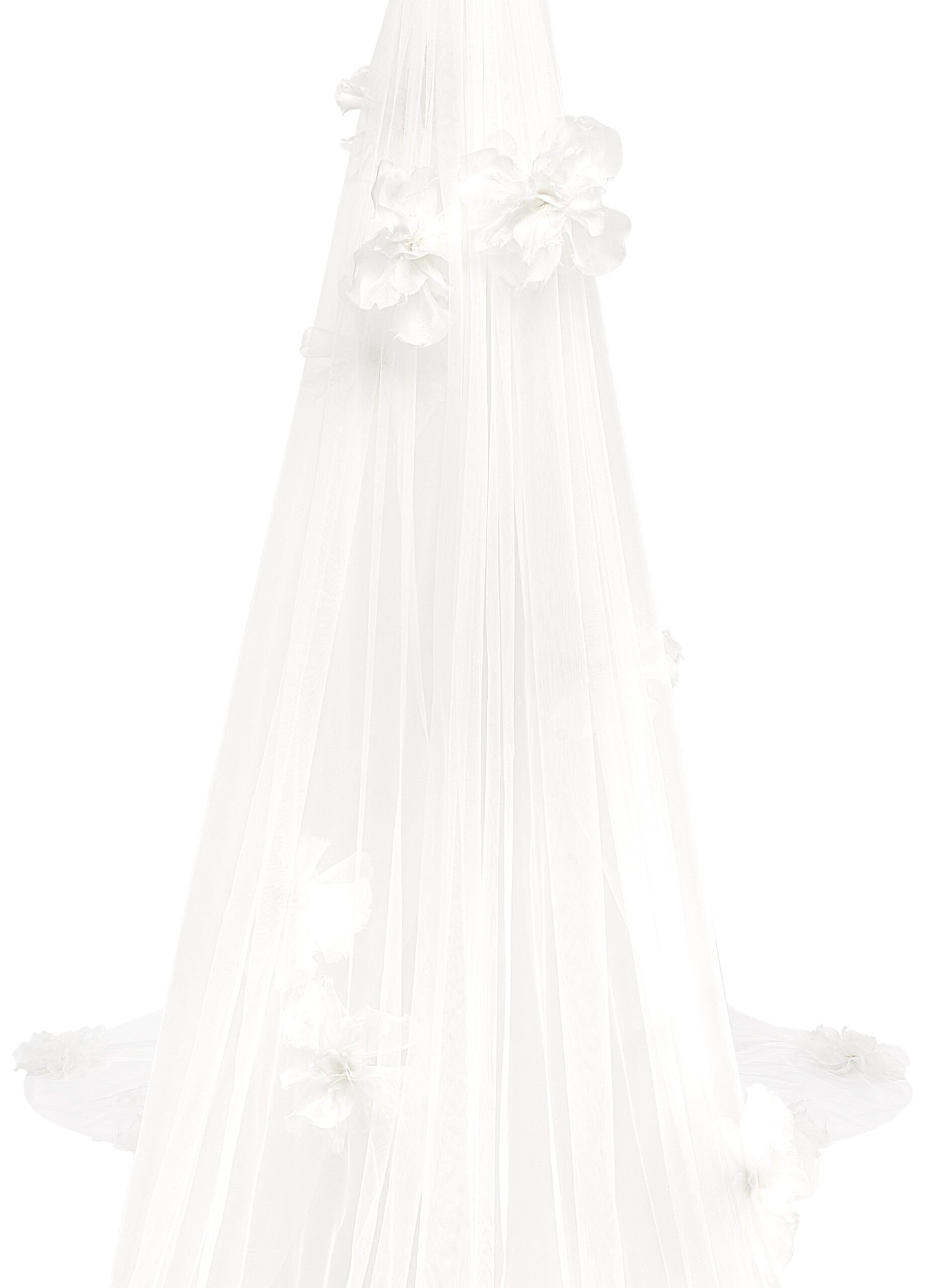 kaviar-gauche-floral-veil-langer-blumenschleier-2-5m-einlagig image 5