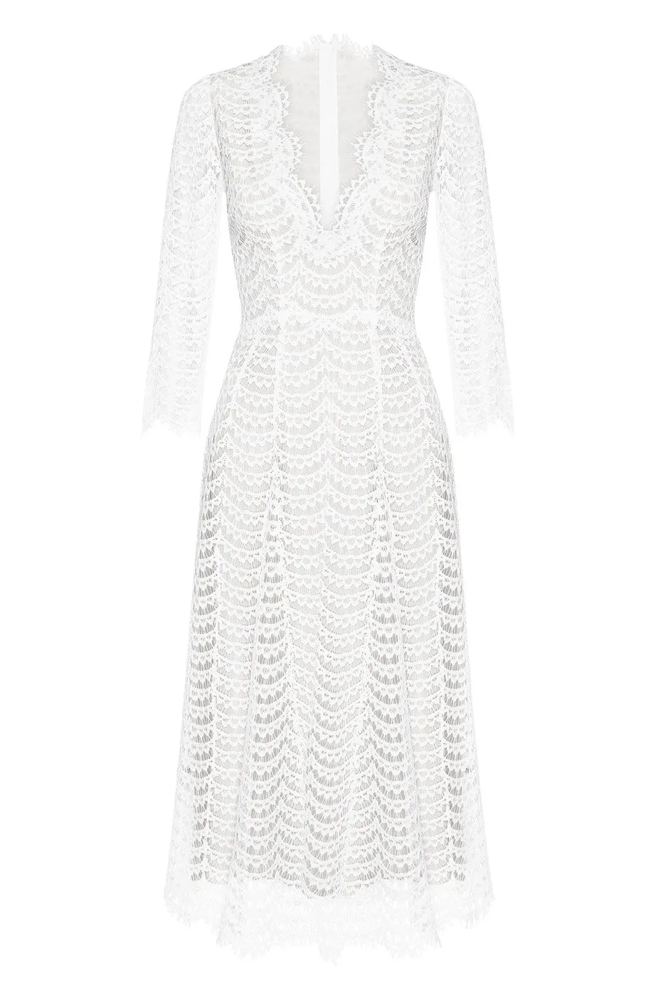 kaviar-gauche-bardot-decollet-dress-brautkleid-mit-v-ausschnitt-aus-spitze image 1