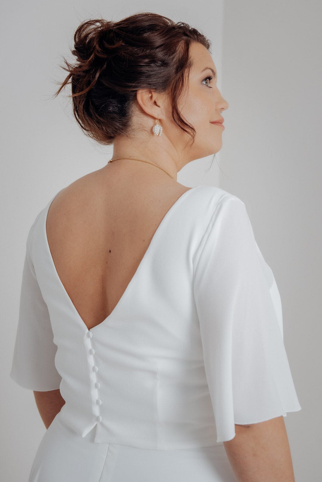 noni-selected-amelie-braut-top-ivory-v-ausschnitt-knopfleiste image 7
