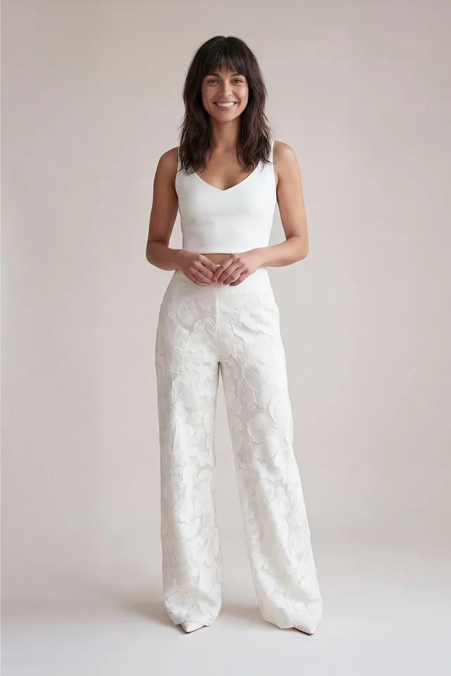 noni-anvi-elegante-brauthose-ivory-mit-blumenmuster image 1