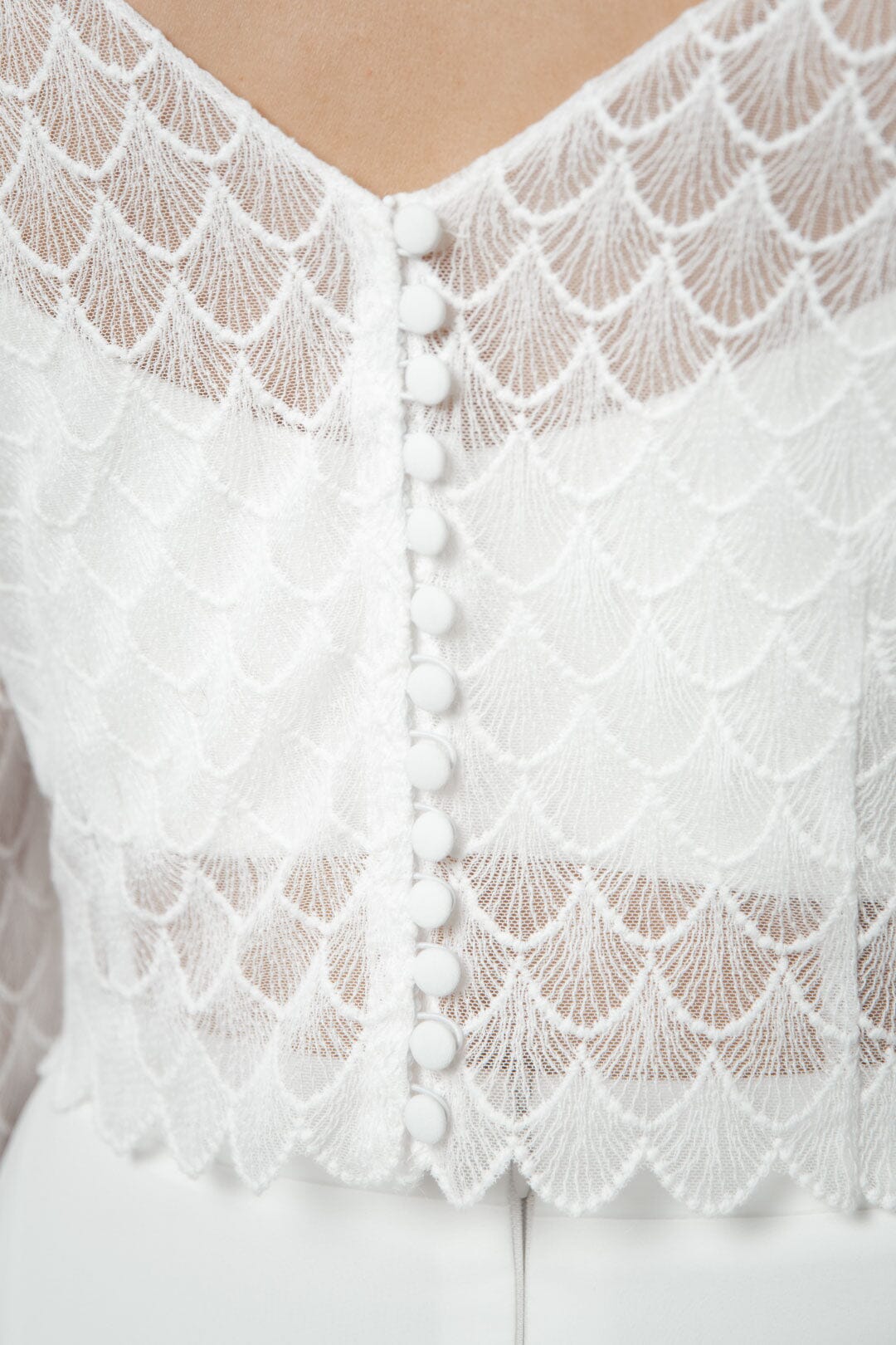 noni-selected-esthi-langarm-top-art-d-co-spitze-ivory image 7