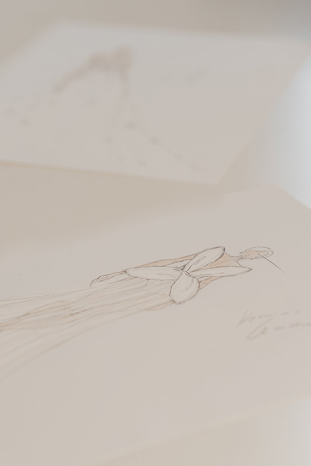 kaviar-gauche-original-illustration-a4-bleistift-kunstwerk image 4