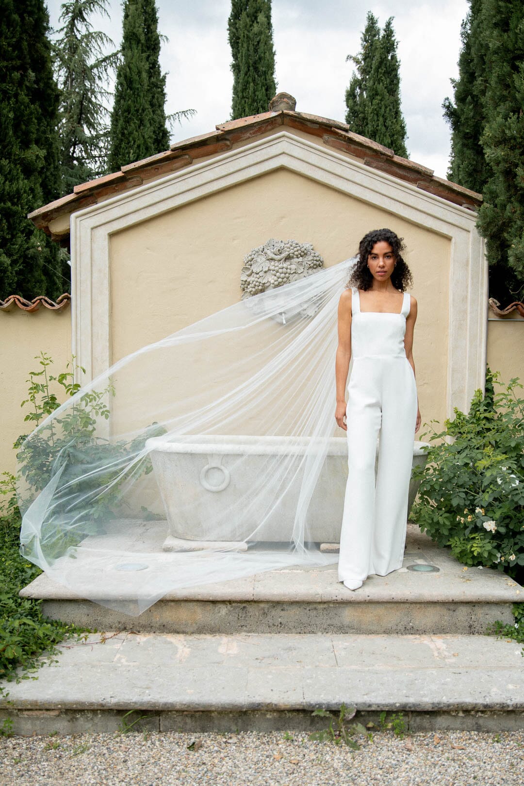 noni-selected-braut-jumpsuit-aino-aus-cr-pe-mit-carr-ausschnitt image 6