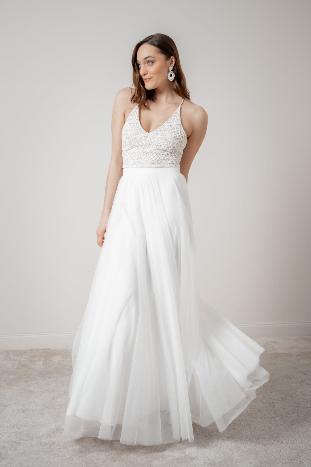 noni-selected-christy-braut-rock-ivory-softt-ll-maxi image 1