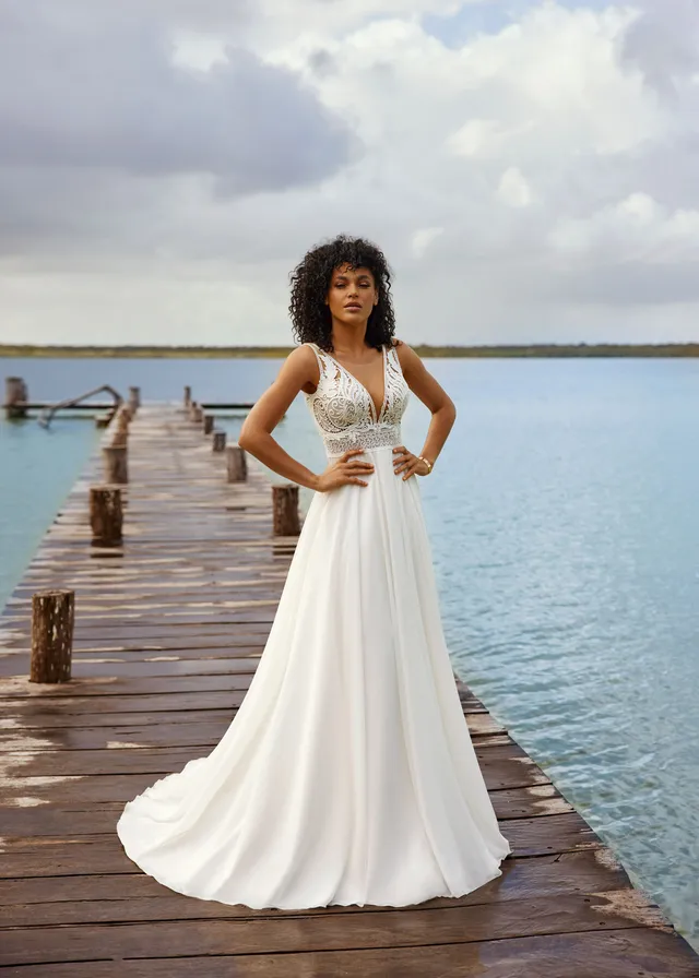 herve-paris-bridal-tartane-brautkleid-vintage-collection image 1