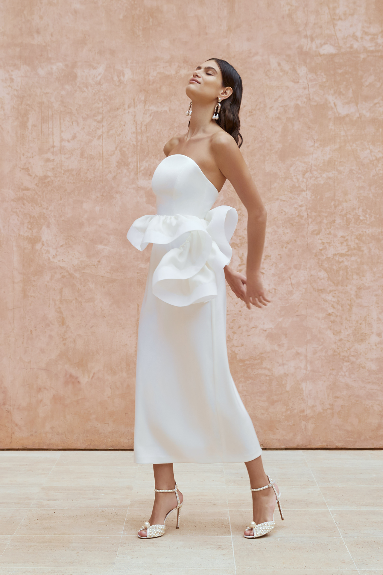 kaviar-gauche-civil-dress-bustier-midi-brautkleid image 3