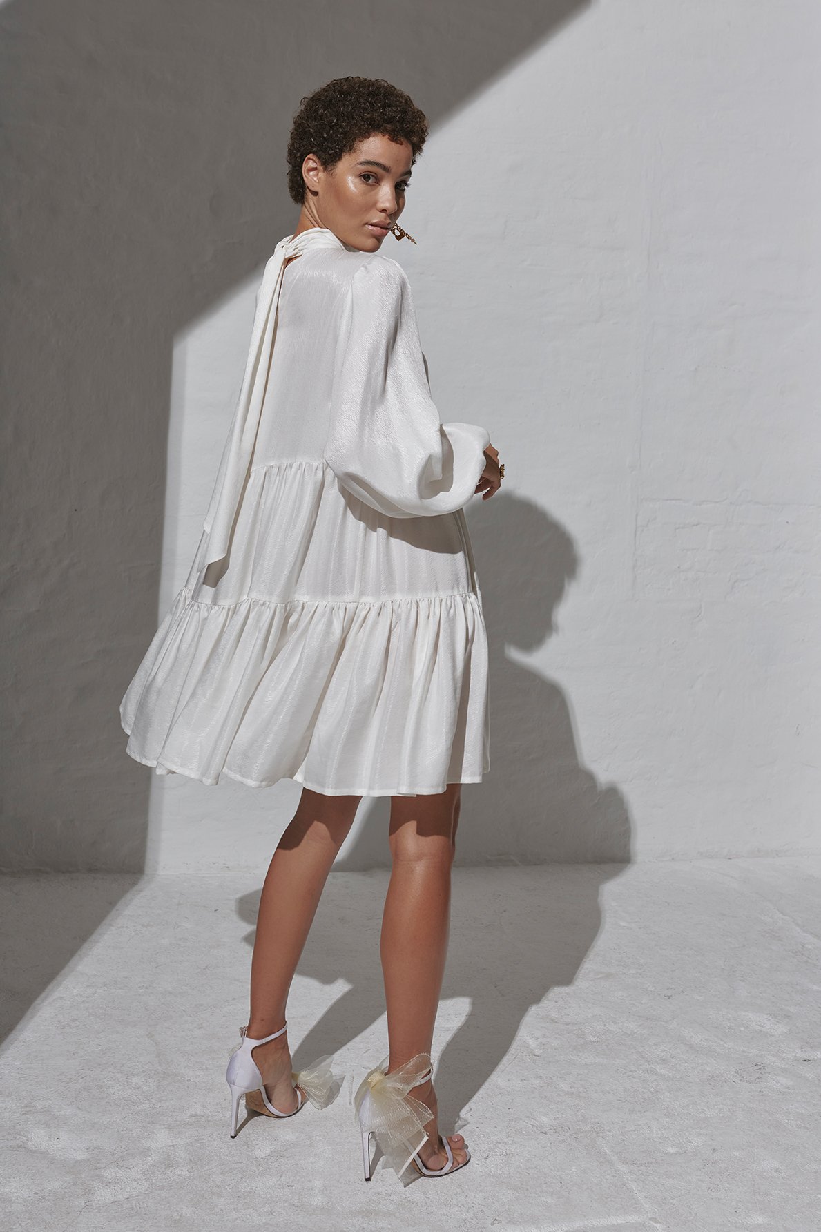 kaviar-gauche-little-cloud-kleid-kurz-ivory image 2
