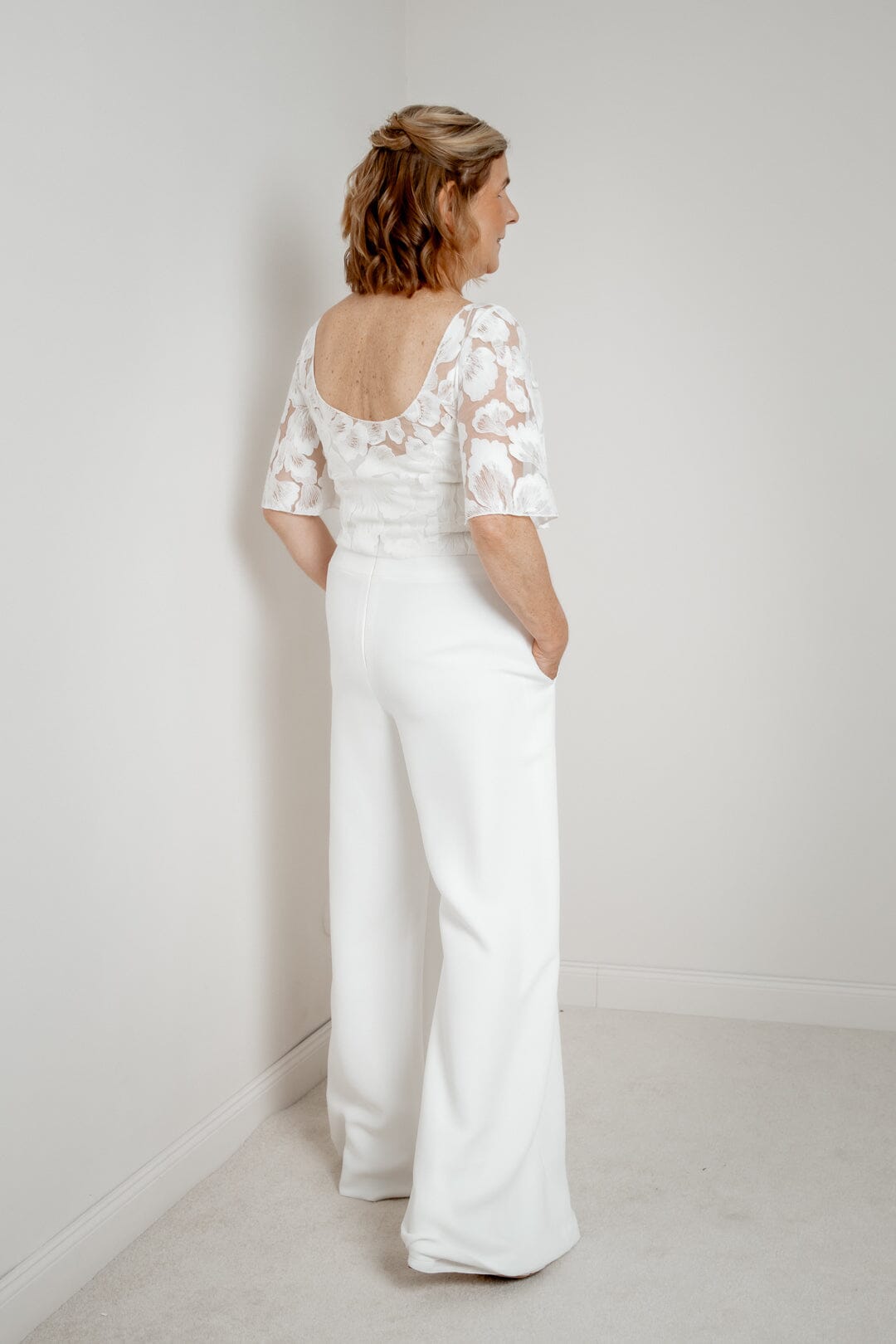 noni-zari-braut-hose-ivory-weites-bein-aus-crepe-outlet image 5