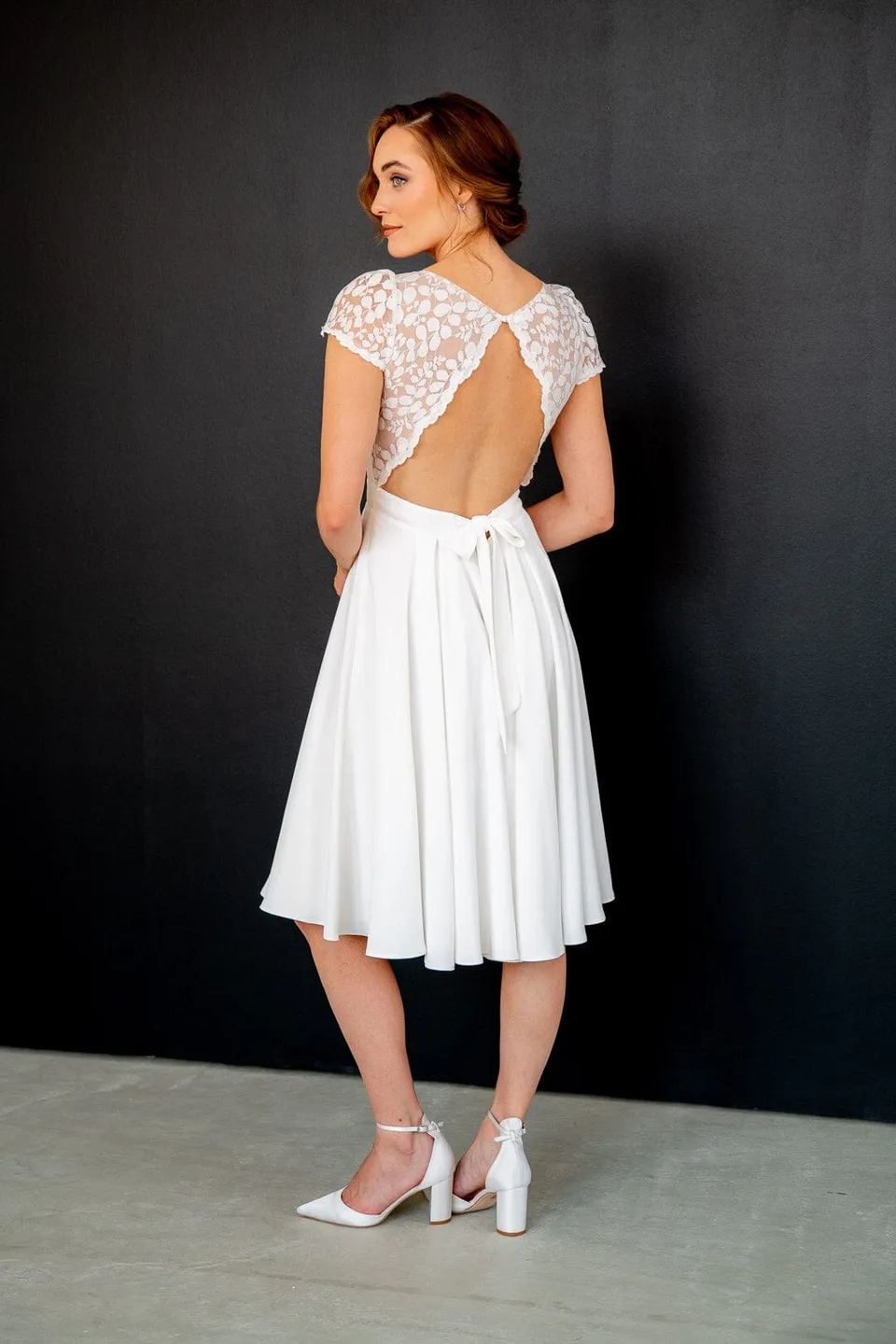 noni-one-nelie-standesamt-brautkleid-kurz-mit-r-ckendetail image 1