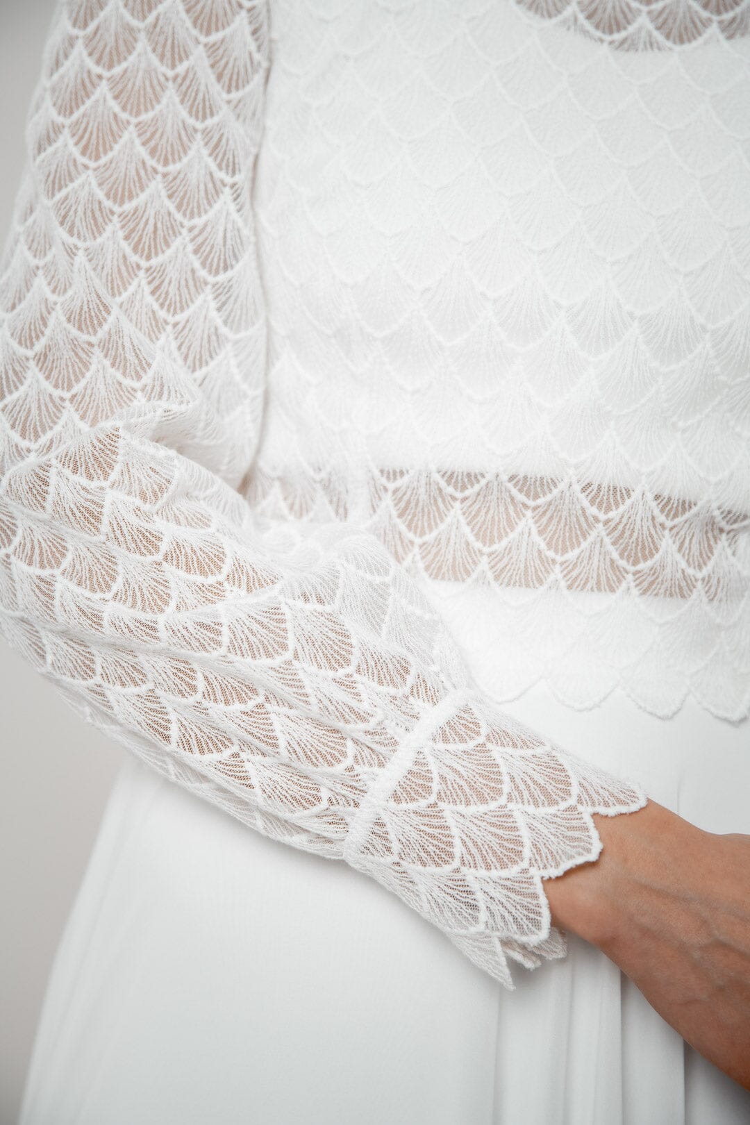 noni-selected-esthi-langarm-top-art-d-co-spitze-ivory image 5