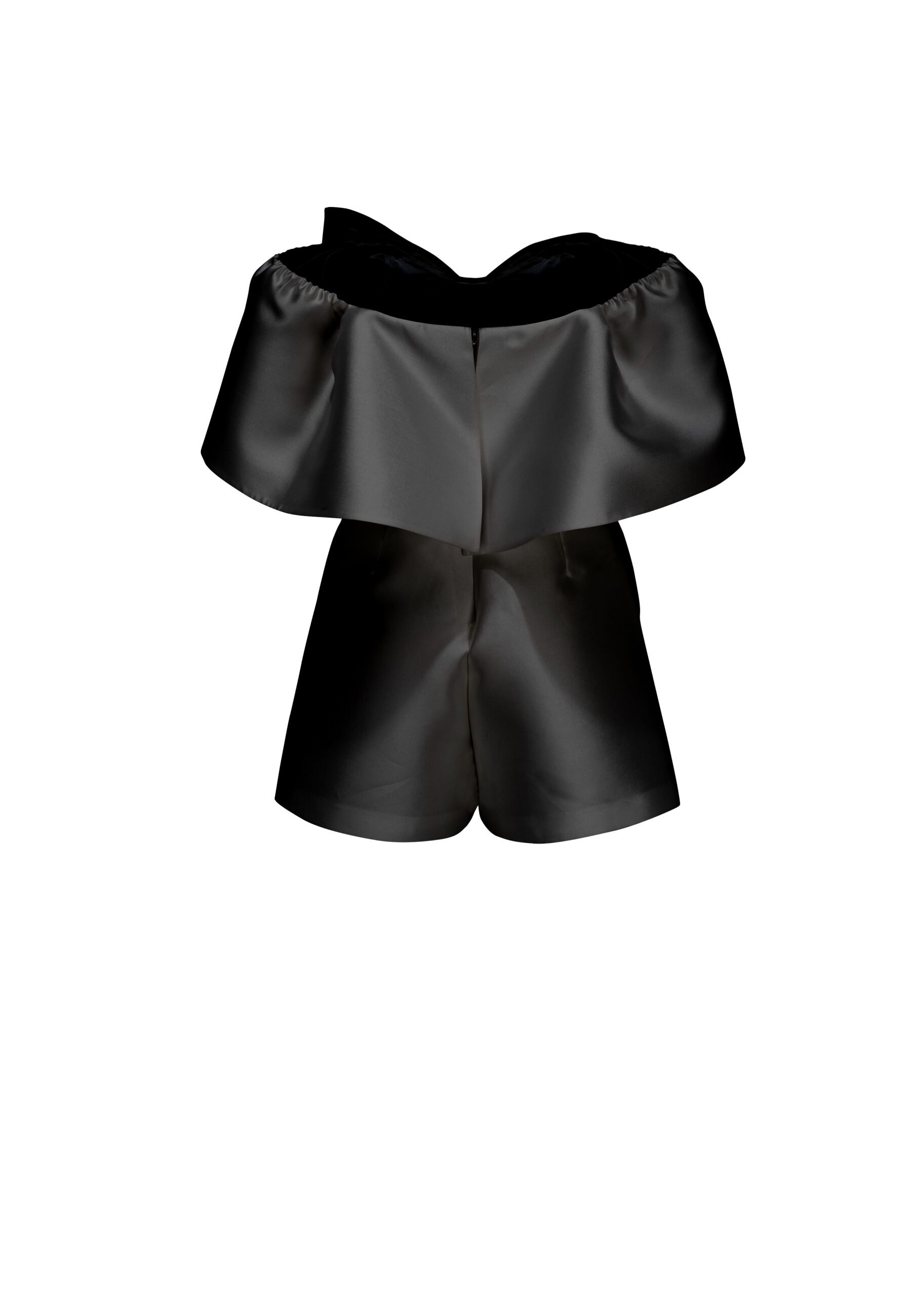 kaviar-gauche-bowerall-short-jumpsuit-top-schwarz image 3
