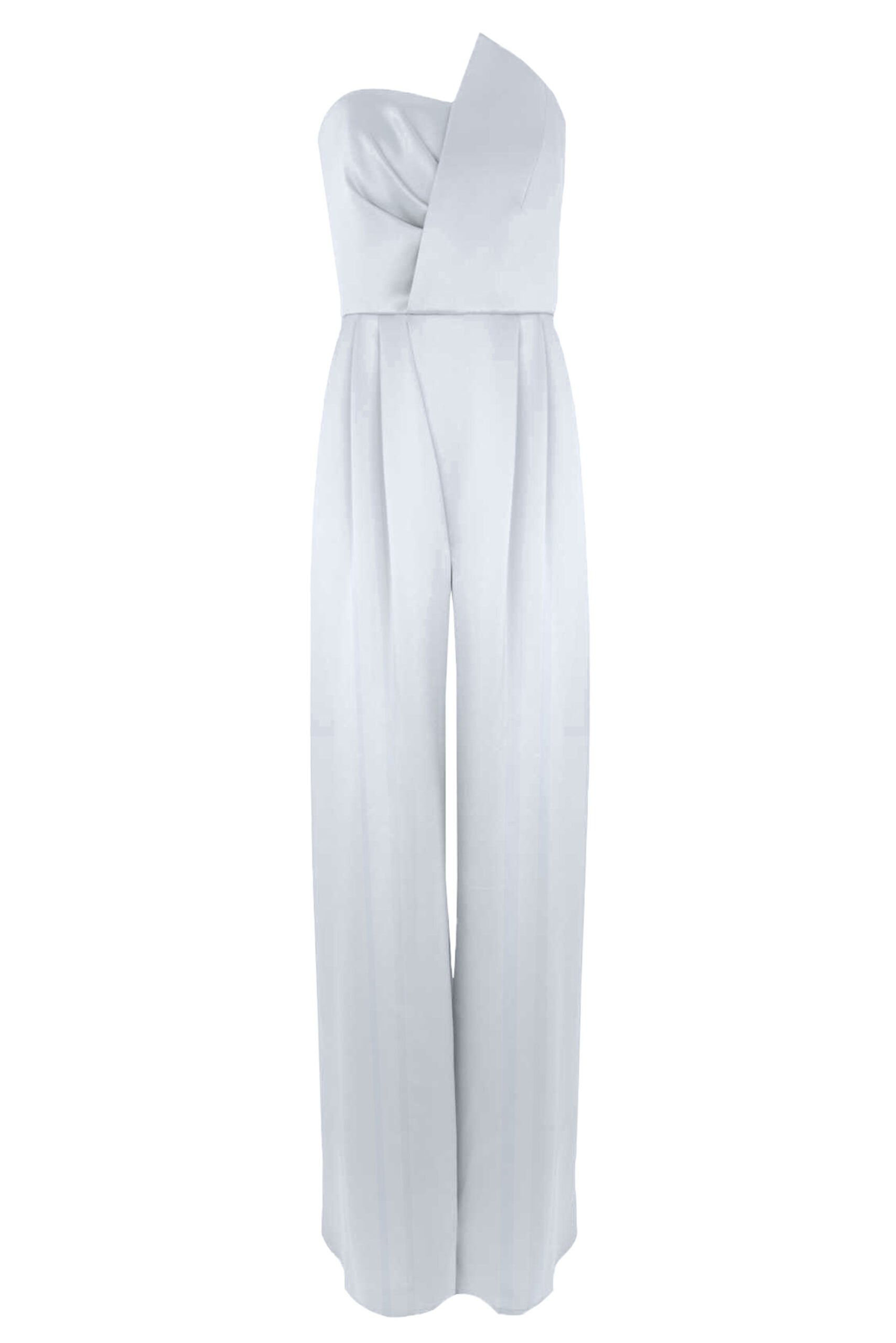 kaviar-gauche-asymmetric-bustier-overall-jumpsuit-platin image 1