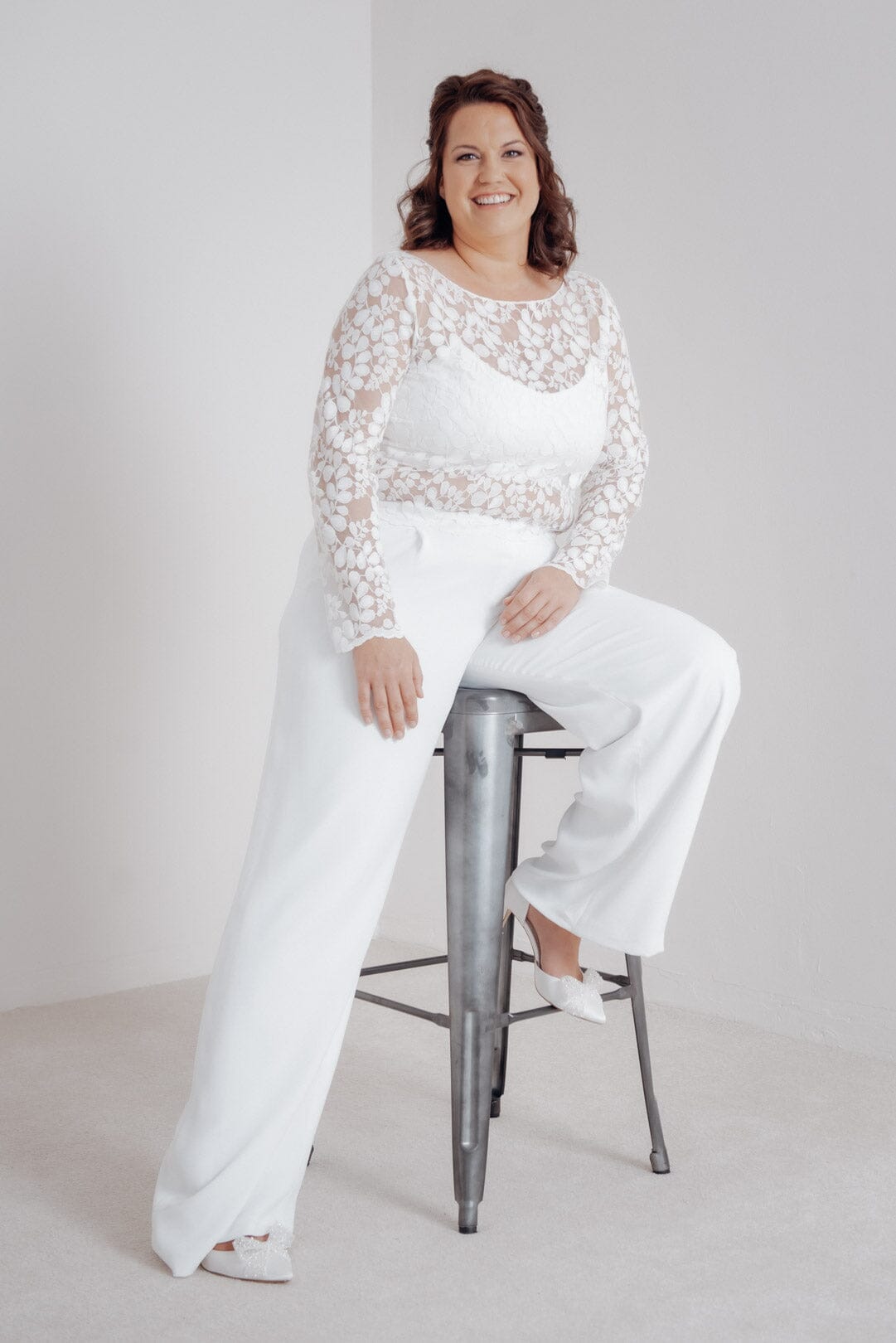 noni-tihana-curvy-selected-plus-size-brauthose-ivory-eco image 1