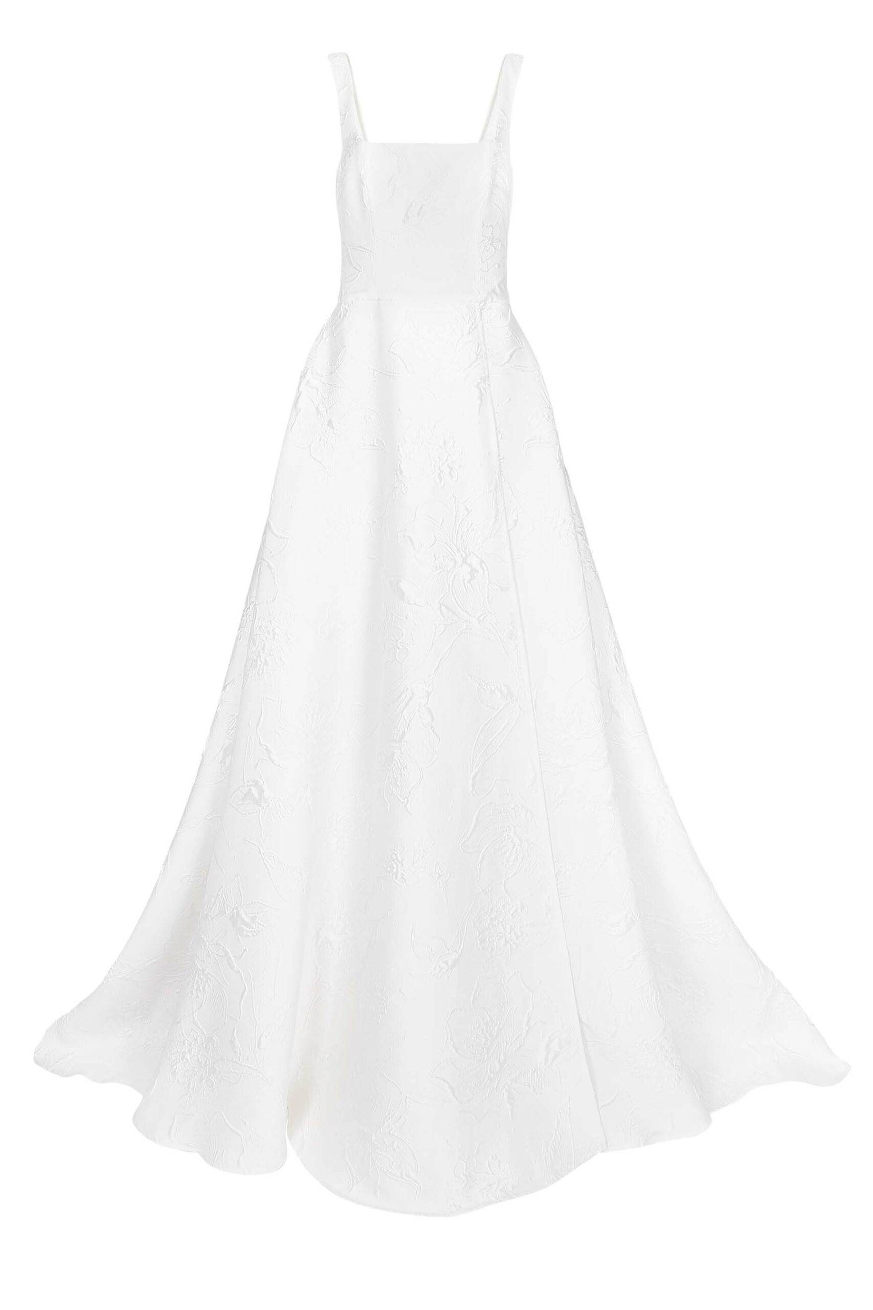 kaviar-gauche-spencer-square-brautkleid-jacquard-a-linie image 1
