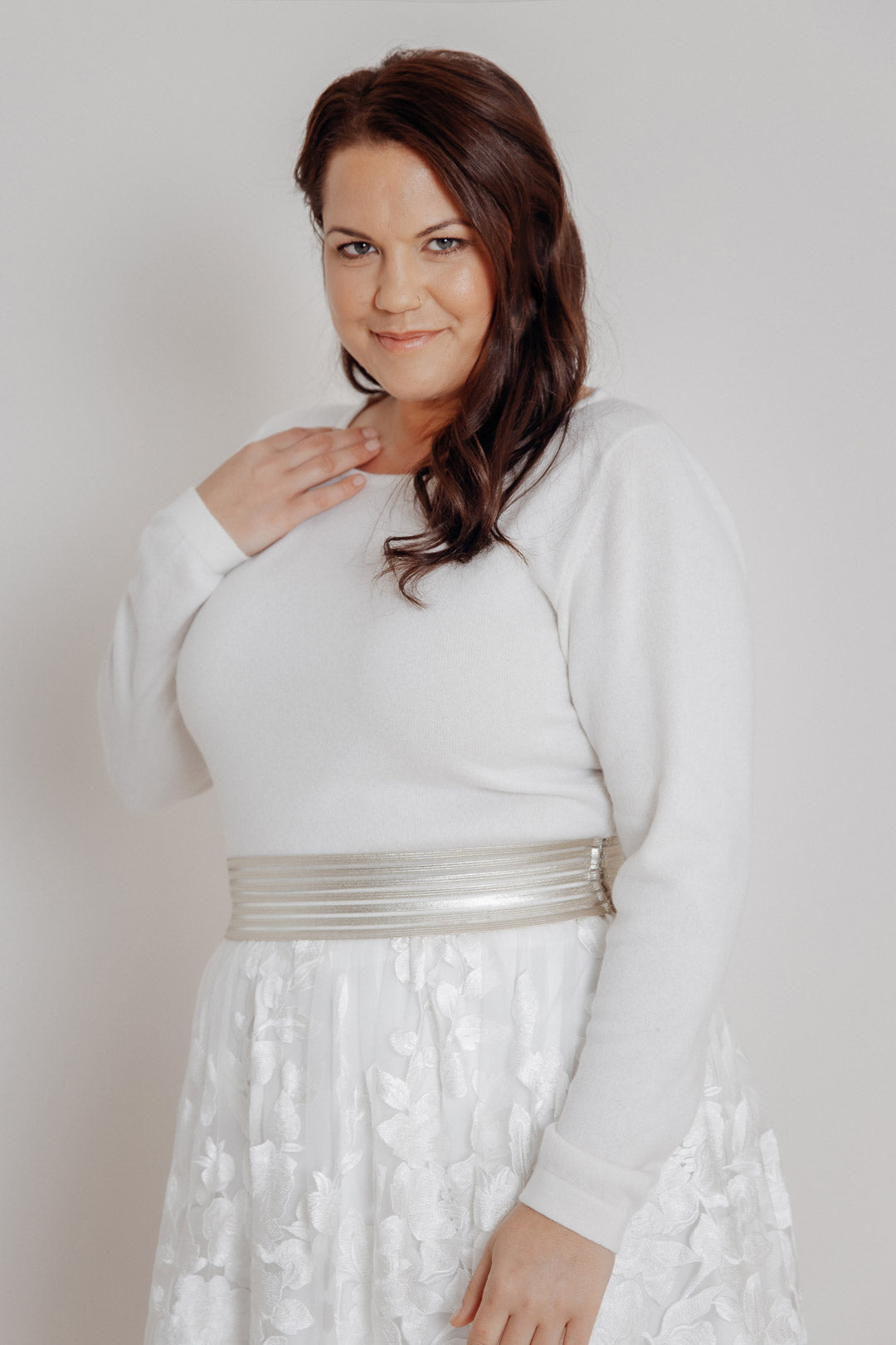 noni-curvy-mailenn-elastischer-brautg-rtel-gold-silber image 1