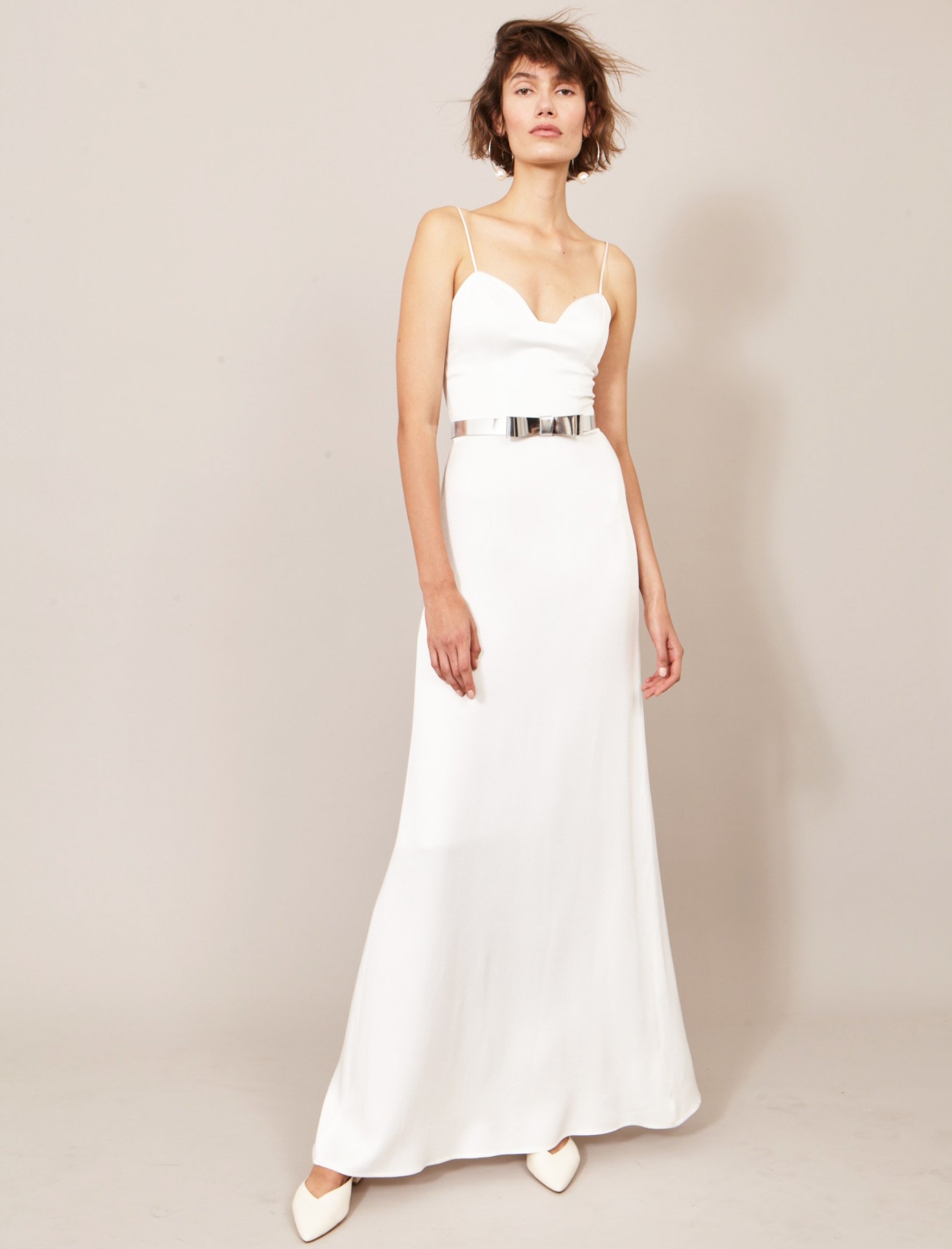 kaviar-gauche-new-metallic-bow-belt-mini-schleifeng-rtel-1-7-cm-metallic-leder image 2