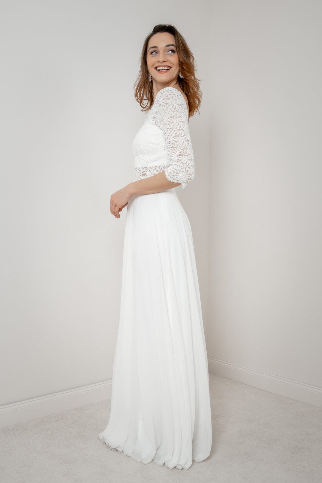 noni-jona-maxi-braut-rock-in-ivory-mit-beinschlitz-aus-chiffon image 5