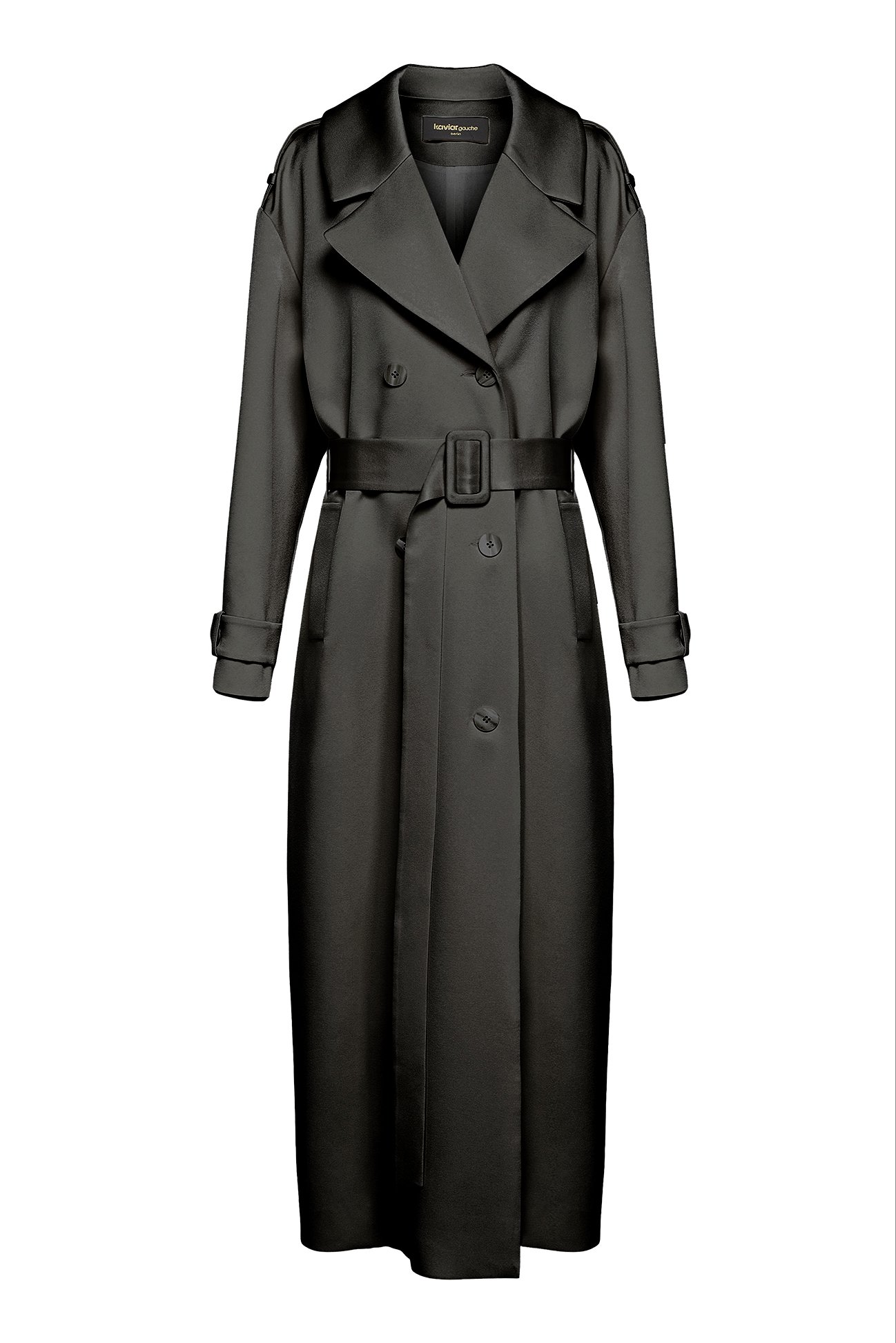 kaviar-gauche-clochard-coat-abendmantel-schwarz image 1