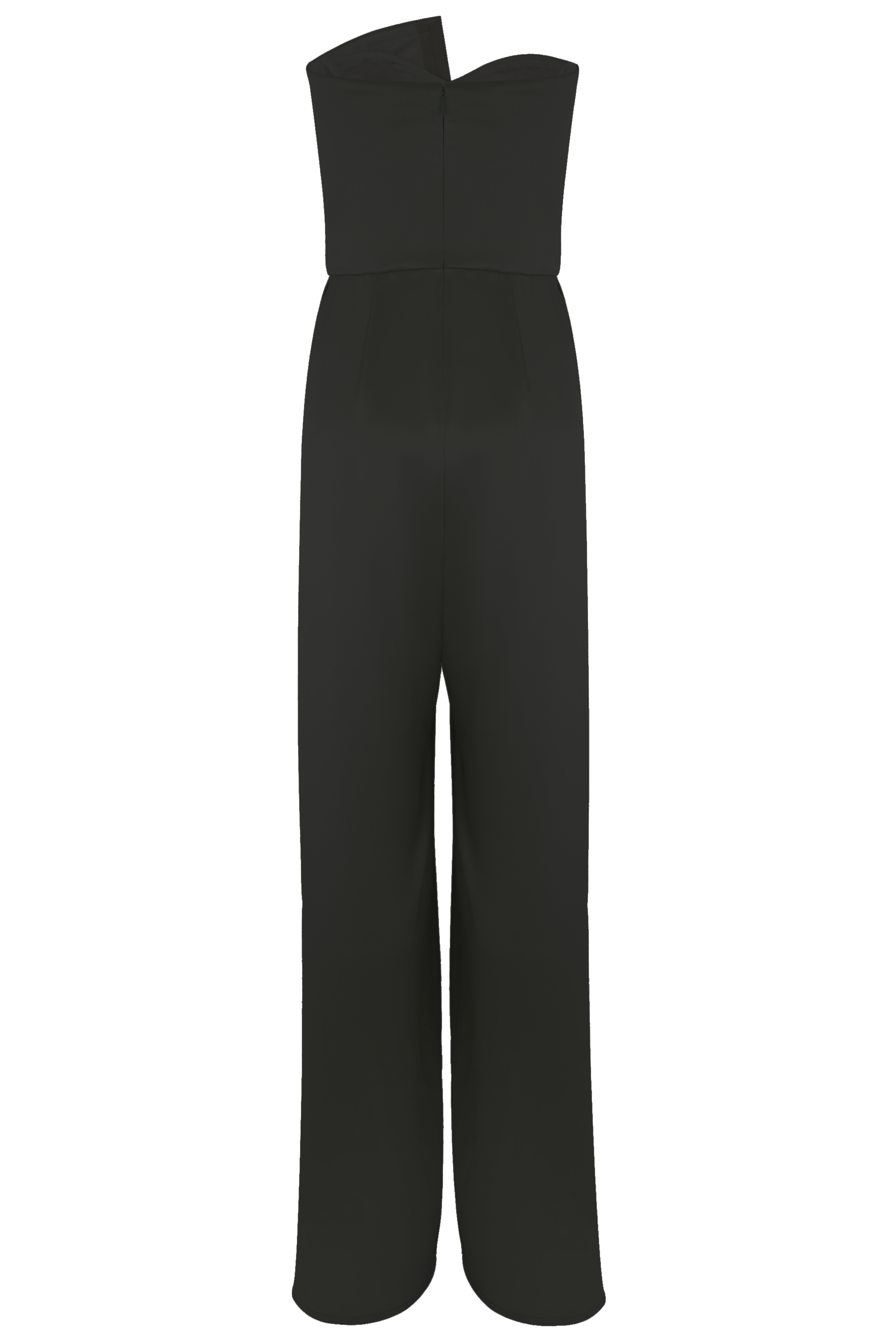 kaviar-gauche-asymmetric-bustier-overall-black-jumpsuit image 3