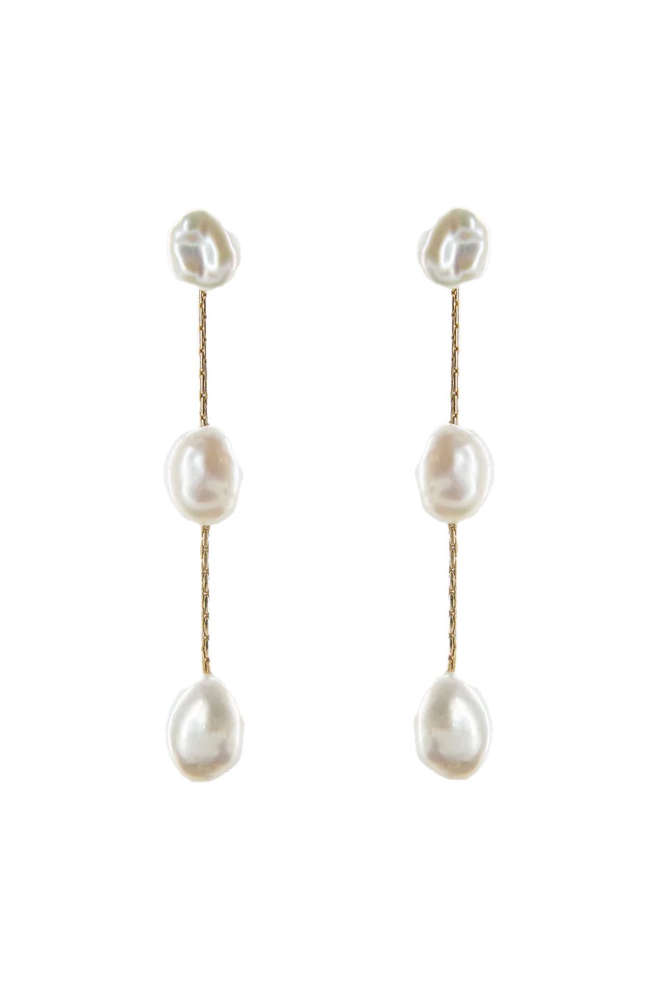 kaviar-gauche-dune-blanc-earring-perlen-ohrringe-silber-gold image 1
