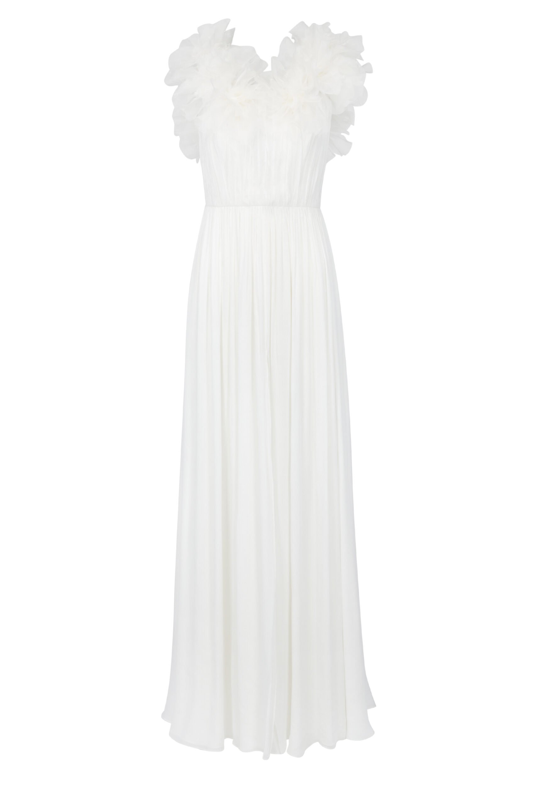 kaviar-gauche-prima-pliss-brautkleid-mit-schlitz image 1
