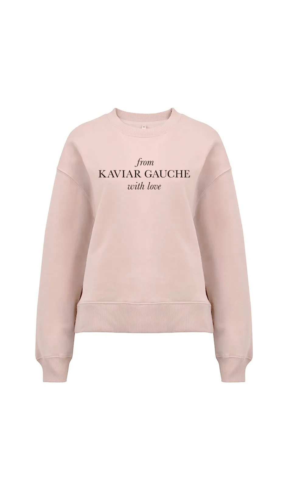 kaviar-gauche-logo-sweater-bio-baumwolle image 1