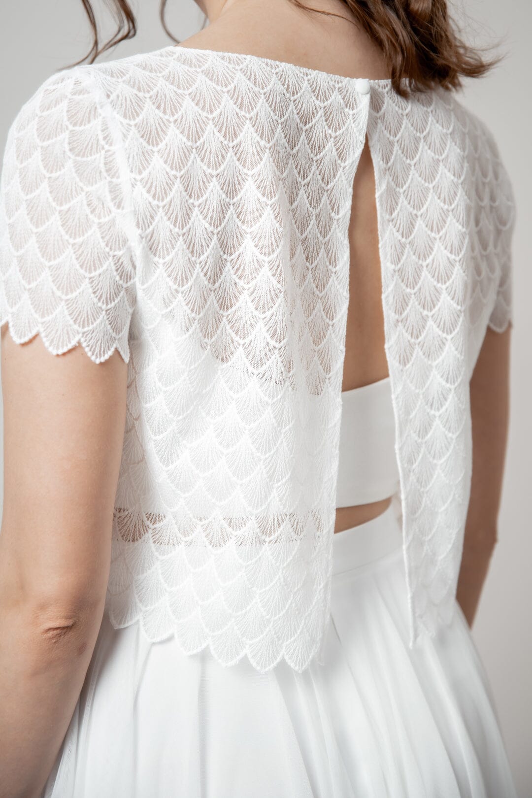noni-selected-doli-top-aus-vintage-spitze-kurzarm-ivory image 6