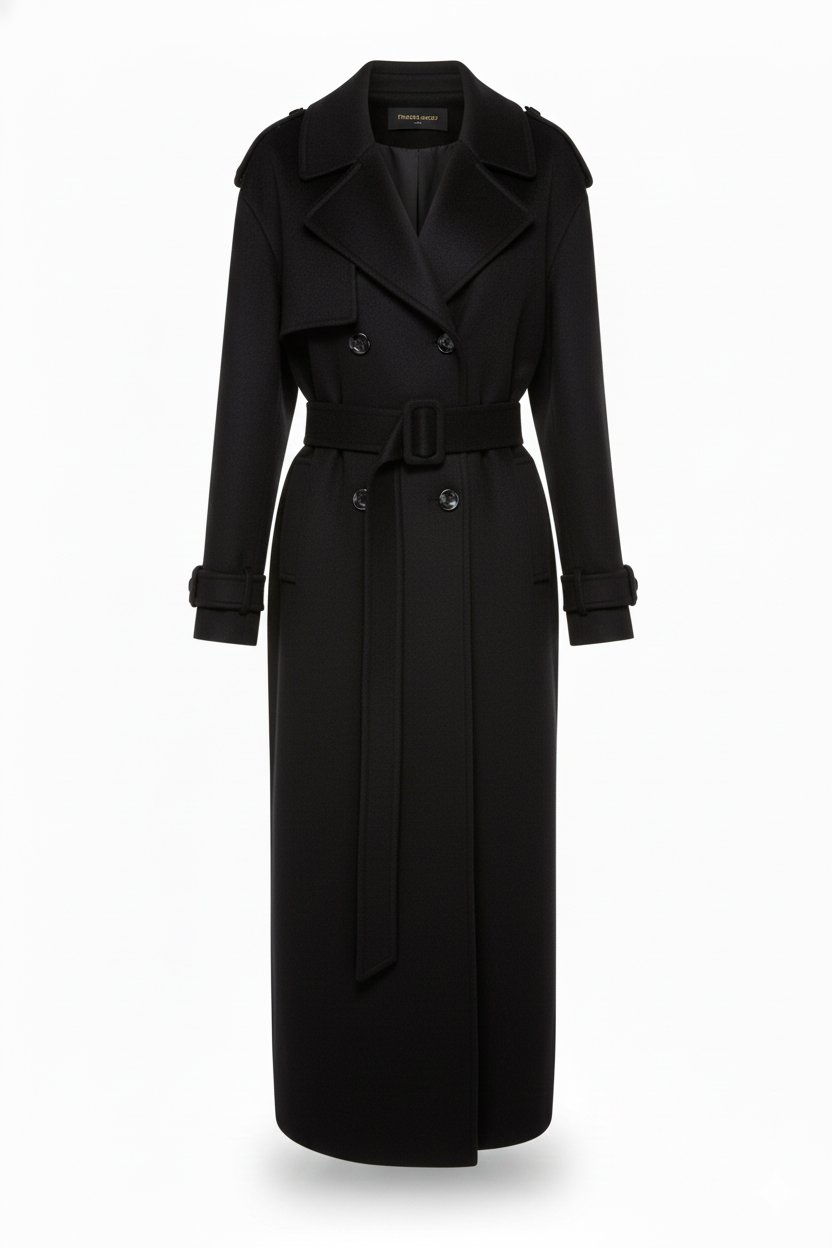 kaviar-gauche-clochard-wool-coat-black-weiter-abendmantel-wolle image 1