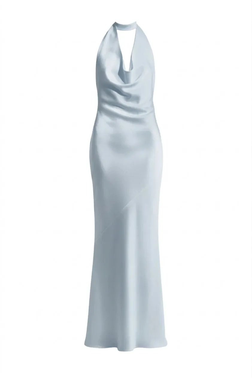kaviar-gauche-callas-neckholder-abendkleid-bleu-meerjungfrau image 1