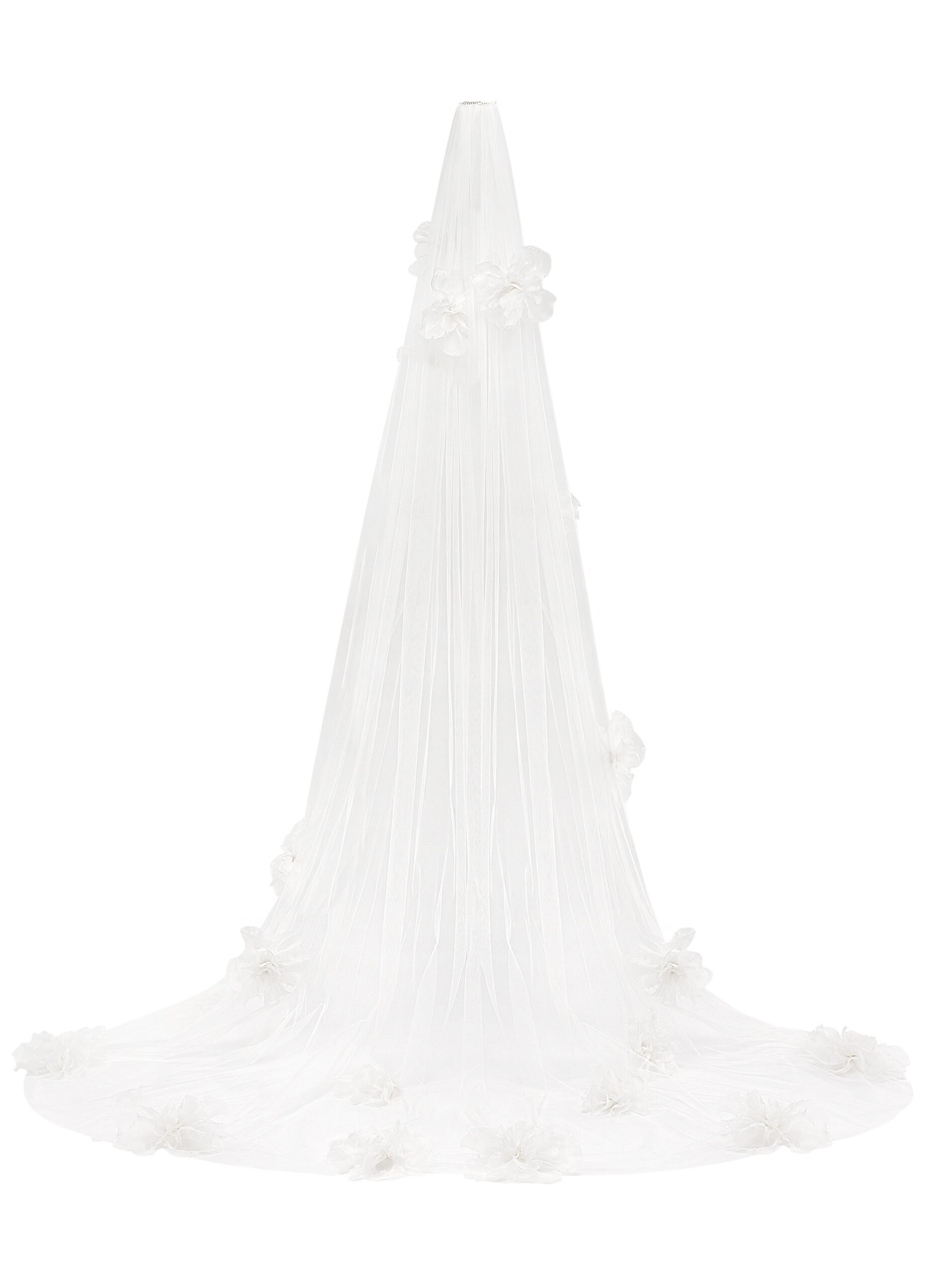 kaviar-gauche-floral-veil-langer-blumenschleier-2-5m-einlagig image 1