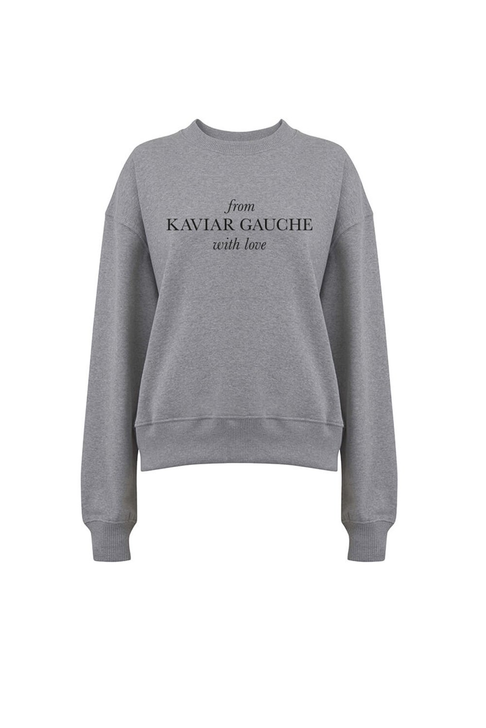 kaviar-gauche-logo-sweater-bio-baumwolle image 2