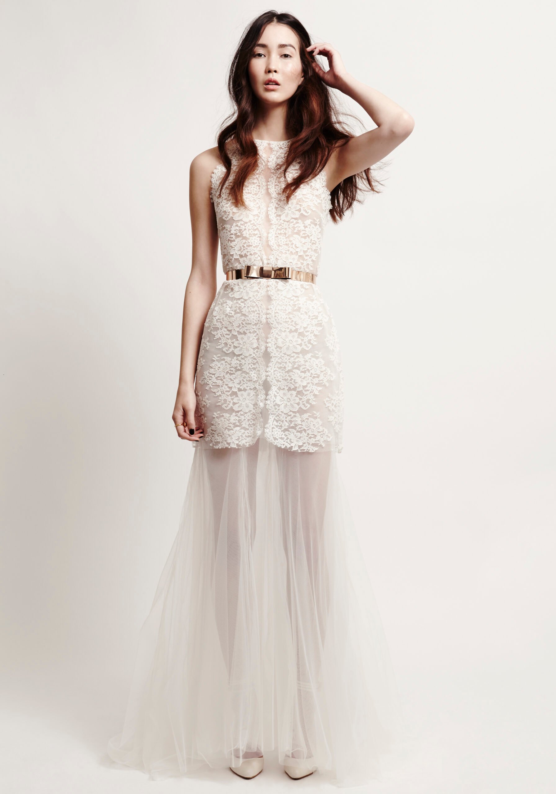 kaviar-gauche-new-metallic-bow-belt-midi-tailleng-rtel image 2