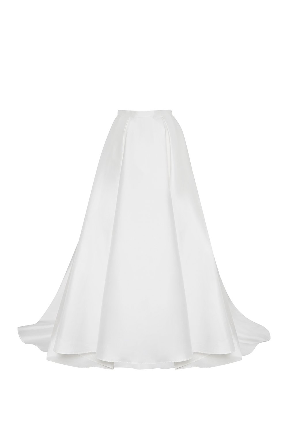 kaviar-gauche-allure-skirt-brautrock-seide-mit-schlitz image 1