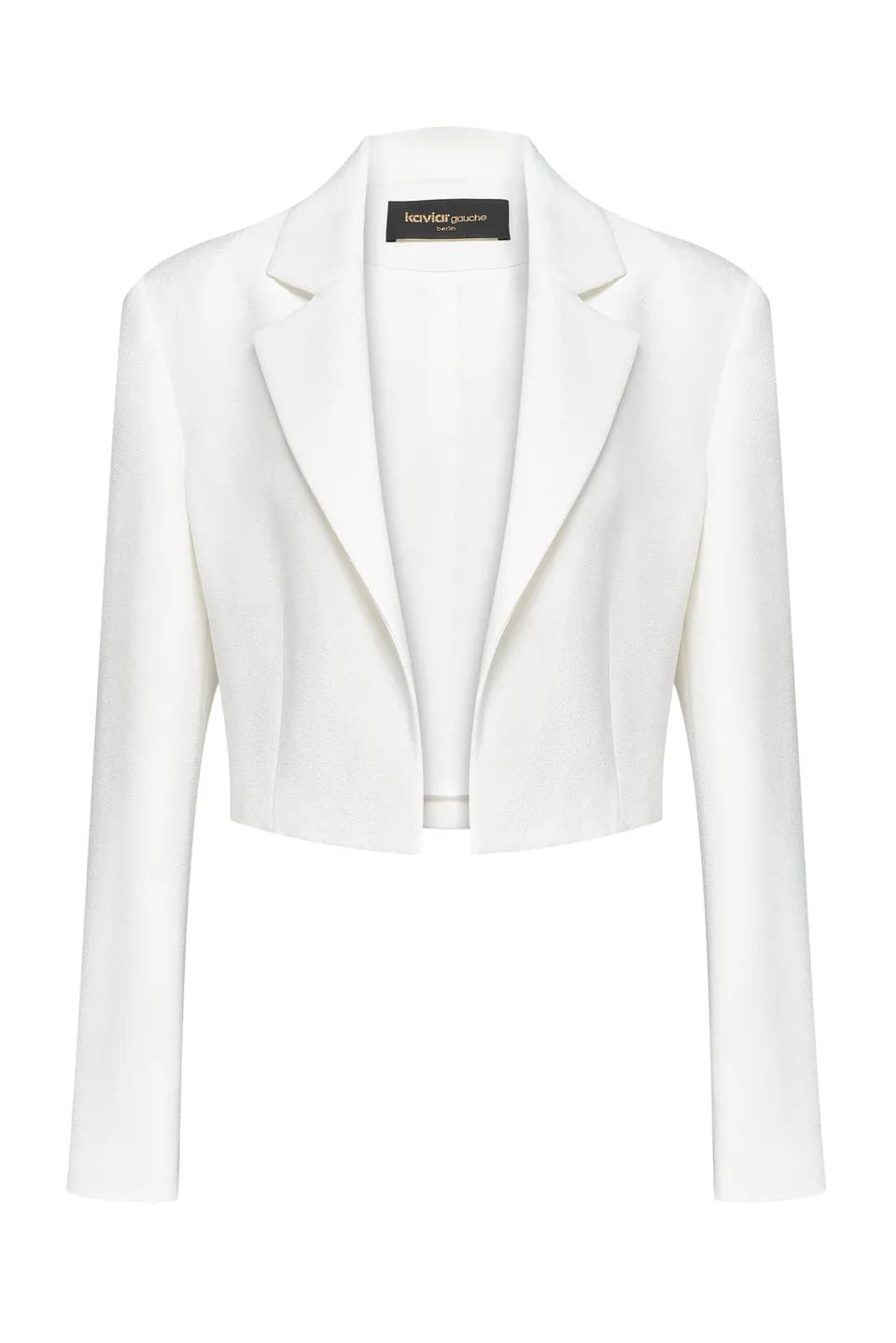 kaviar-gauche-cropped-blazer-modern-infinity-mit-revers image 1