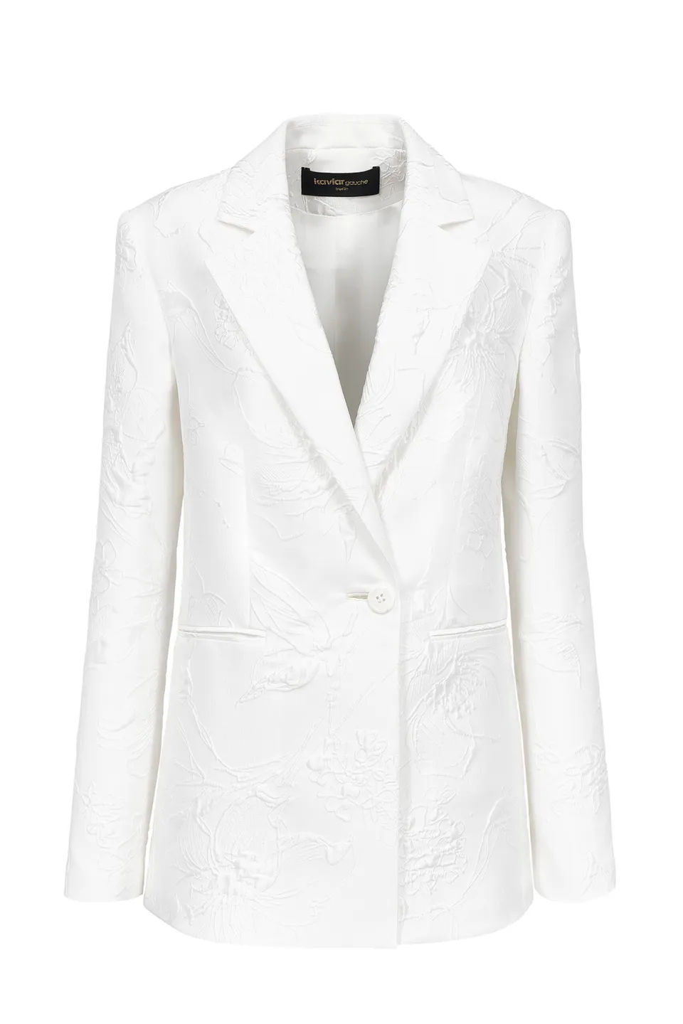 kaviar-gauche-jagger-blazer-bestickter-braut-blazer-mit-blumen image 1