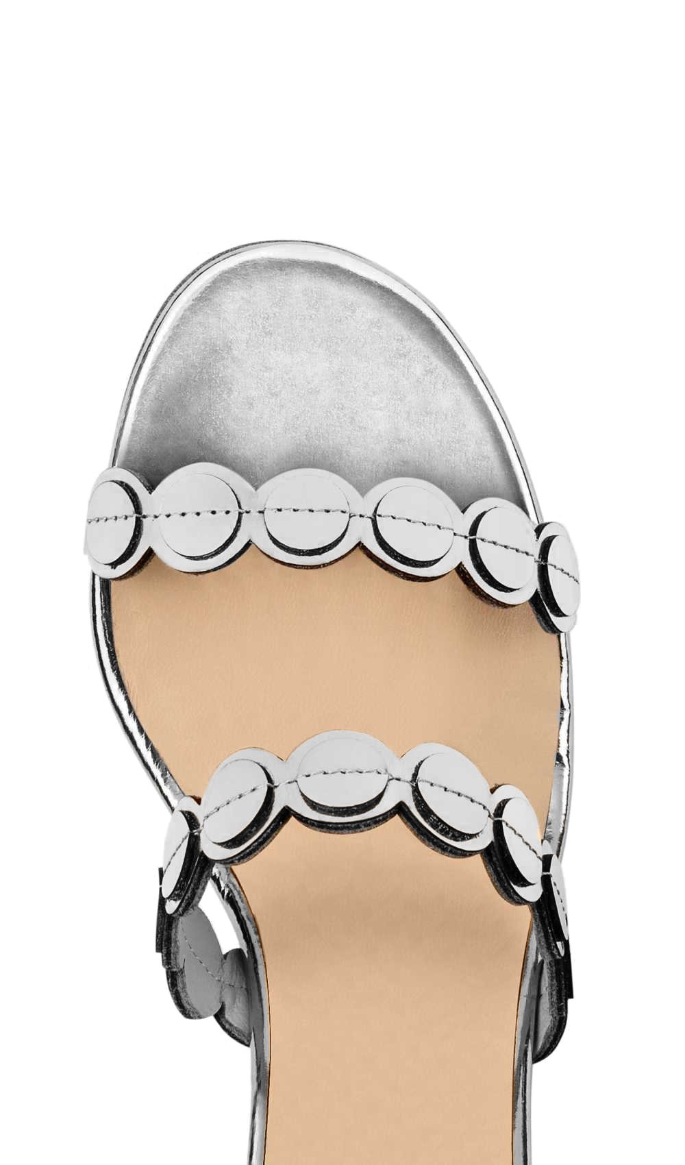 kaviar-gauche-sans-souci-sandale-metallic-silber-8-cm image 3