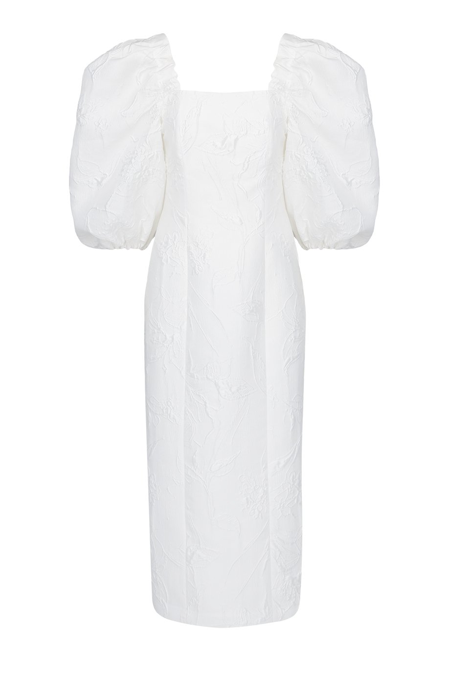 kaviar-gauche-clooney-carr-dress-midi-brautkleid-jacquard image 1