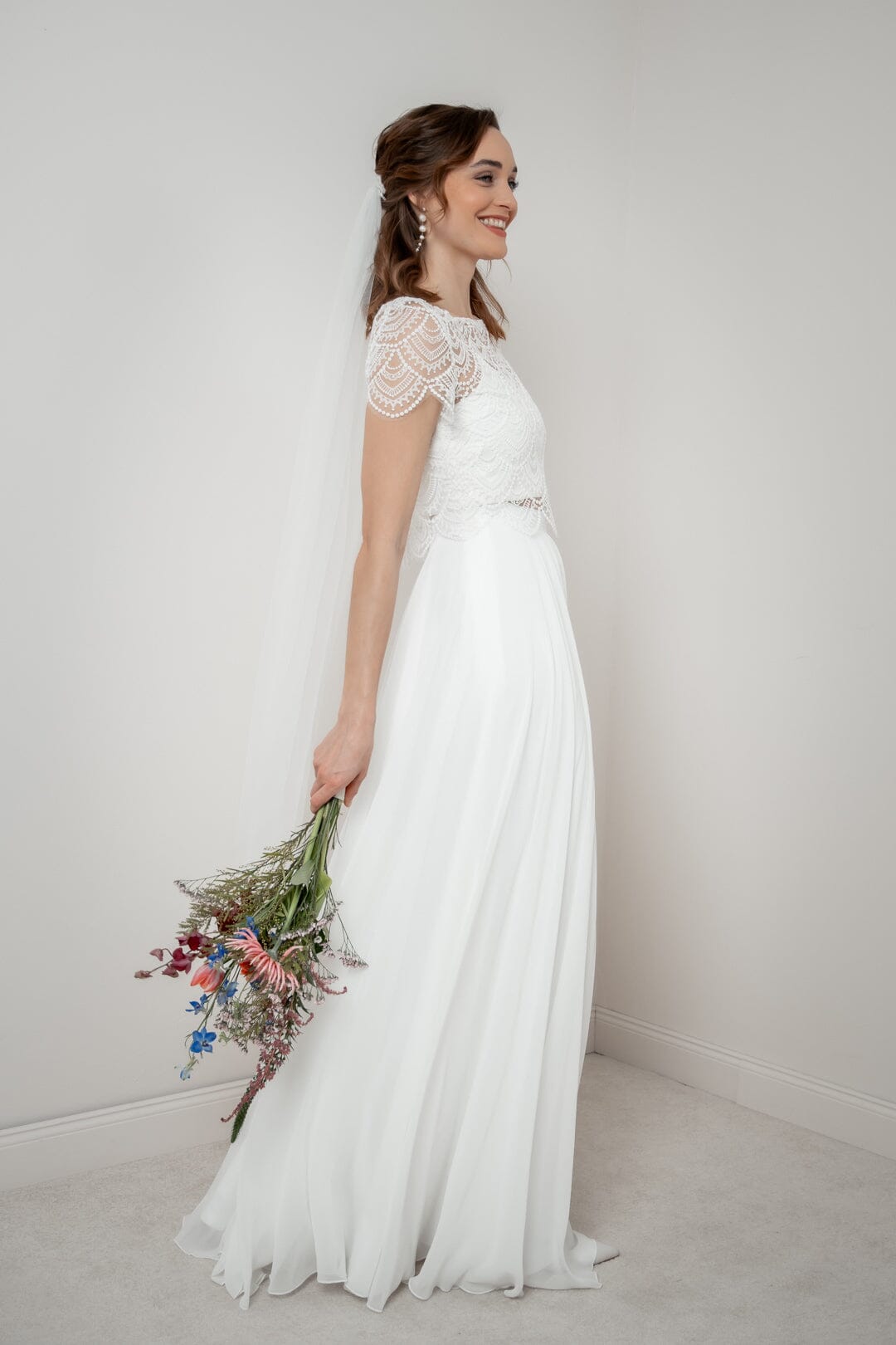 noni-mireya-maxi-chiffonrock-a-linie-ivory image 2