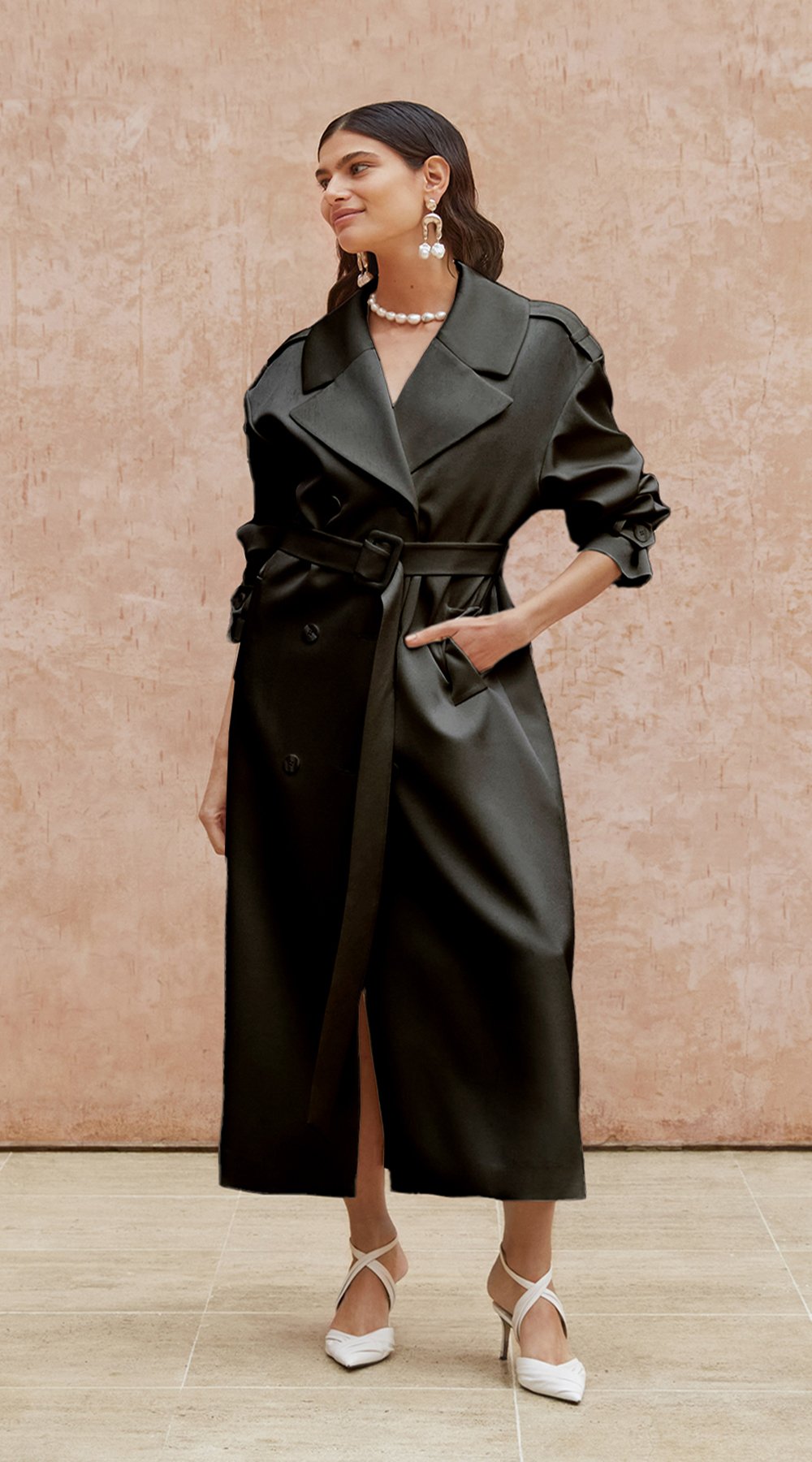 kaviar-gauche-clochard-coat-abendmantel-schwarz image 2