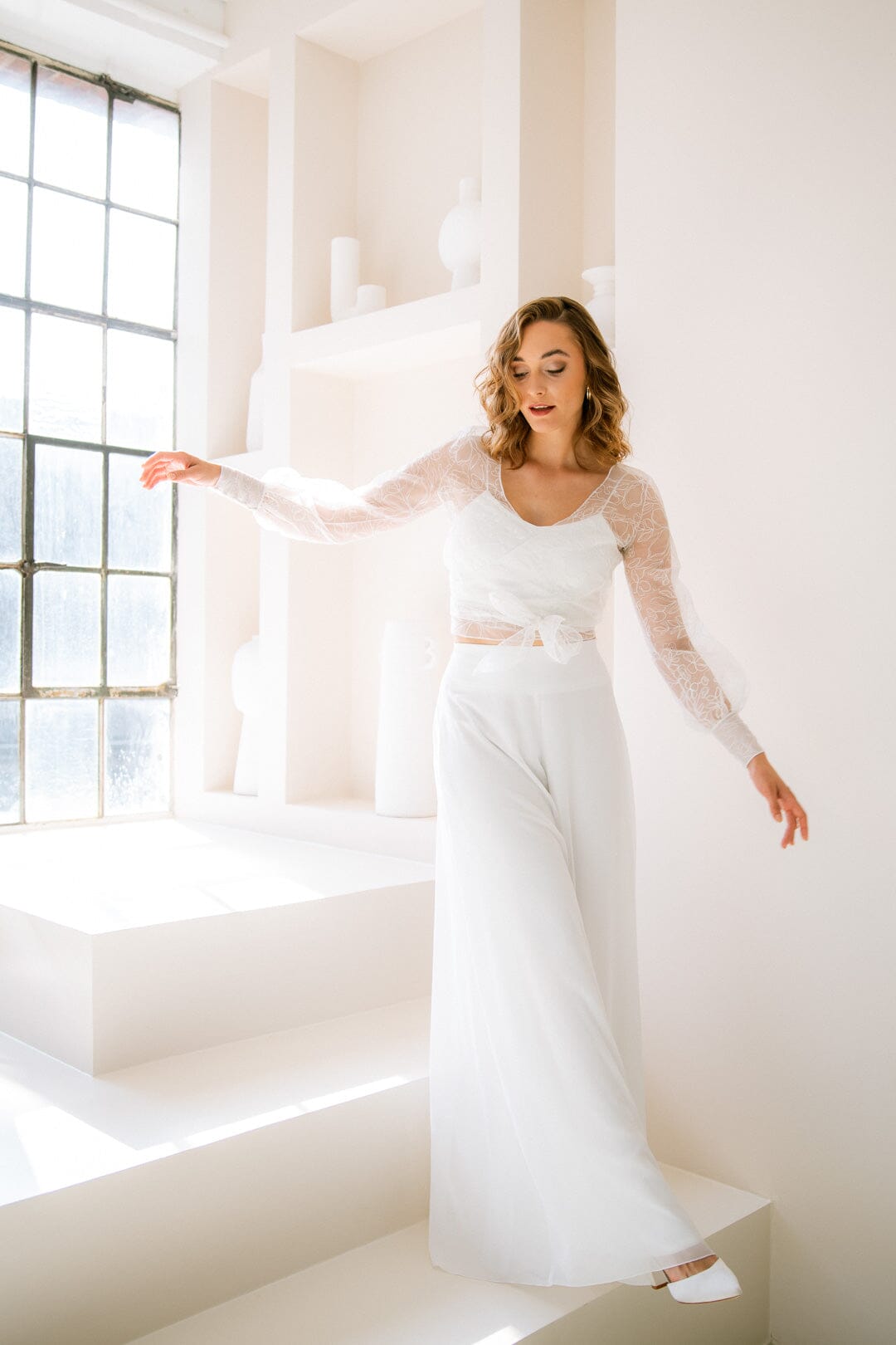 noni-nivis-braut-hose-chiffon-ivory-extra-weites-bein image 7