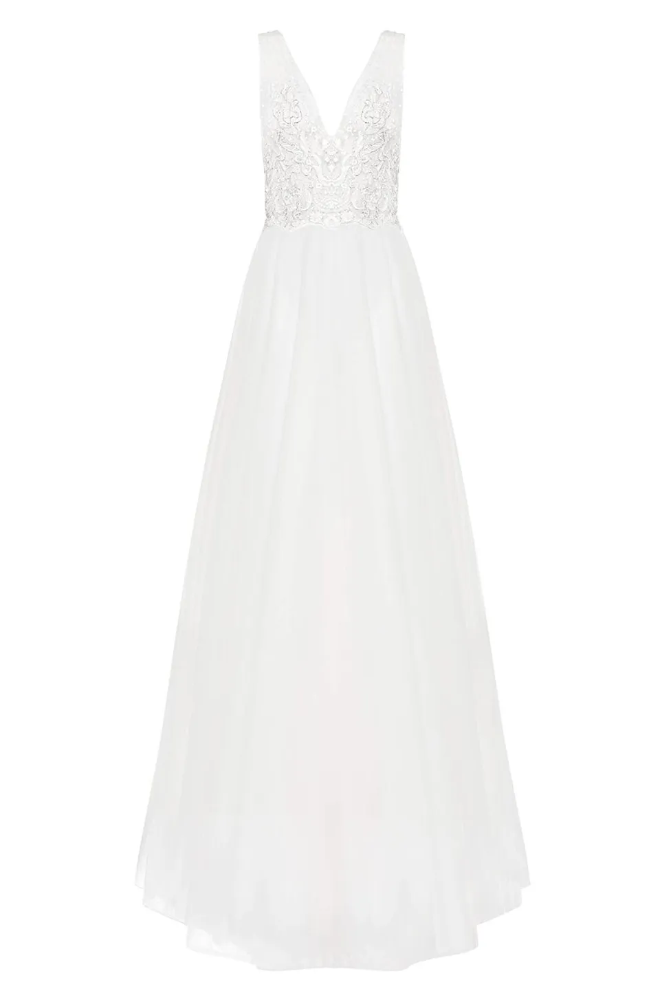 kaviar-gauche-champagne-tulle-dress-t-ll-brautkleid image 1