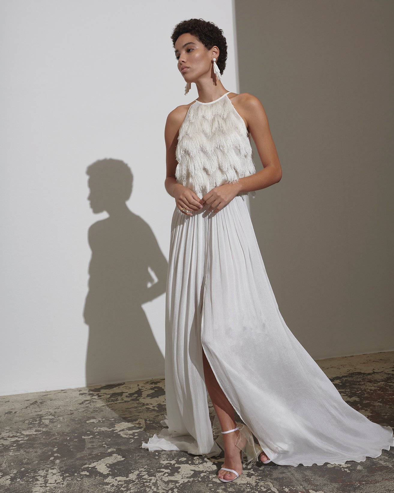 kaviar-gauche-cloudy-skirt-rock-ivory image 2