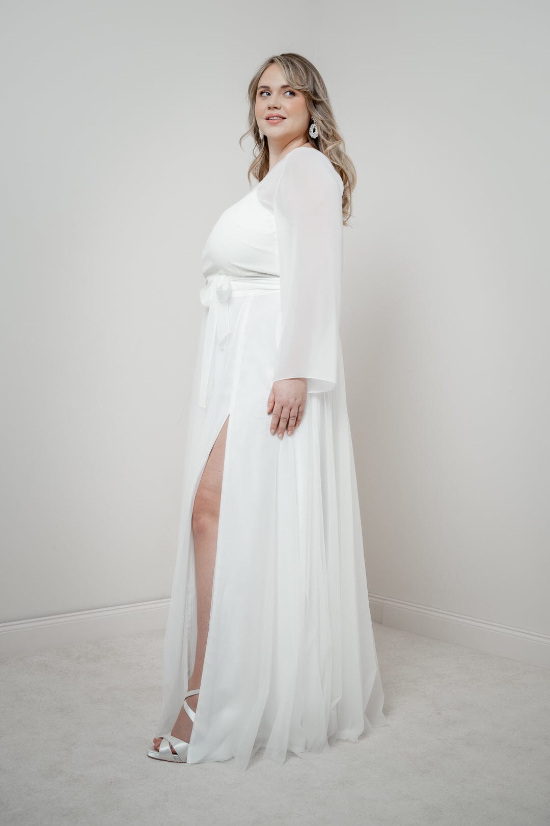 noni-curvy-levke-braut-rock-t-ll-maxi-ivory-mit-schlitz image 1