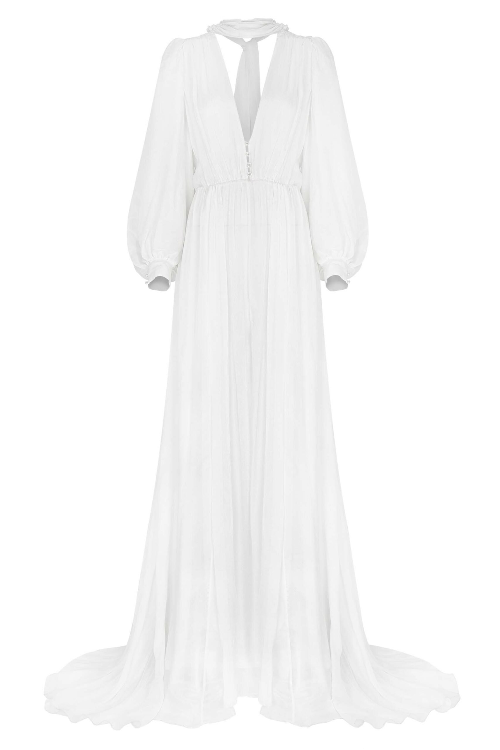 kaviar-gauche-sunny-scarf-dress-langes-boho-brautkleid-aus-seide image 1
