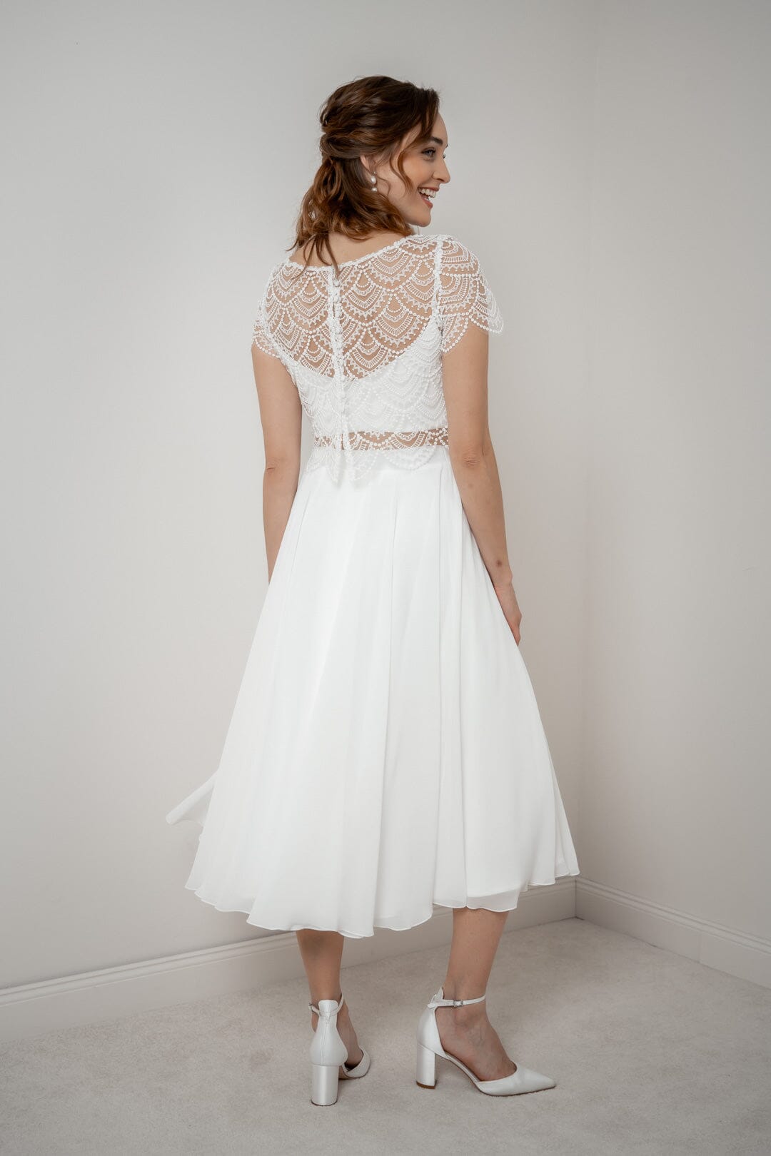 noni-mireya-braut-rock-aus-chiffon-in-midi-l-nge-ivory image 4