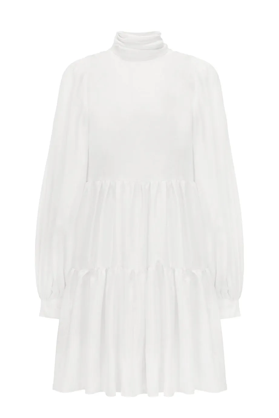 kaviar-gauche-little-cloud-kleid-kurz-ivory image 1